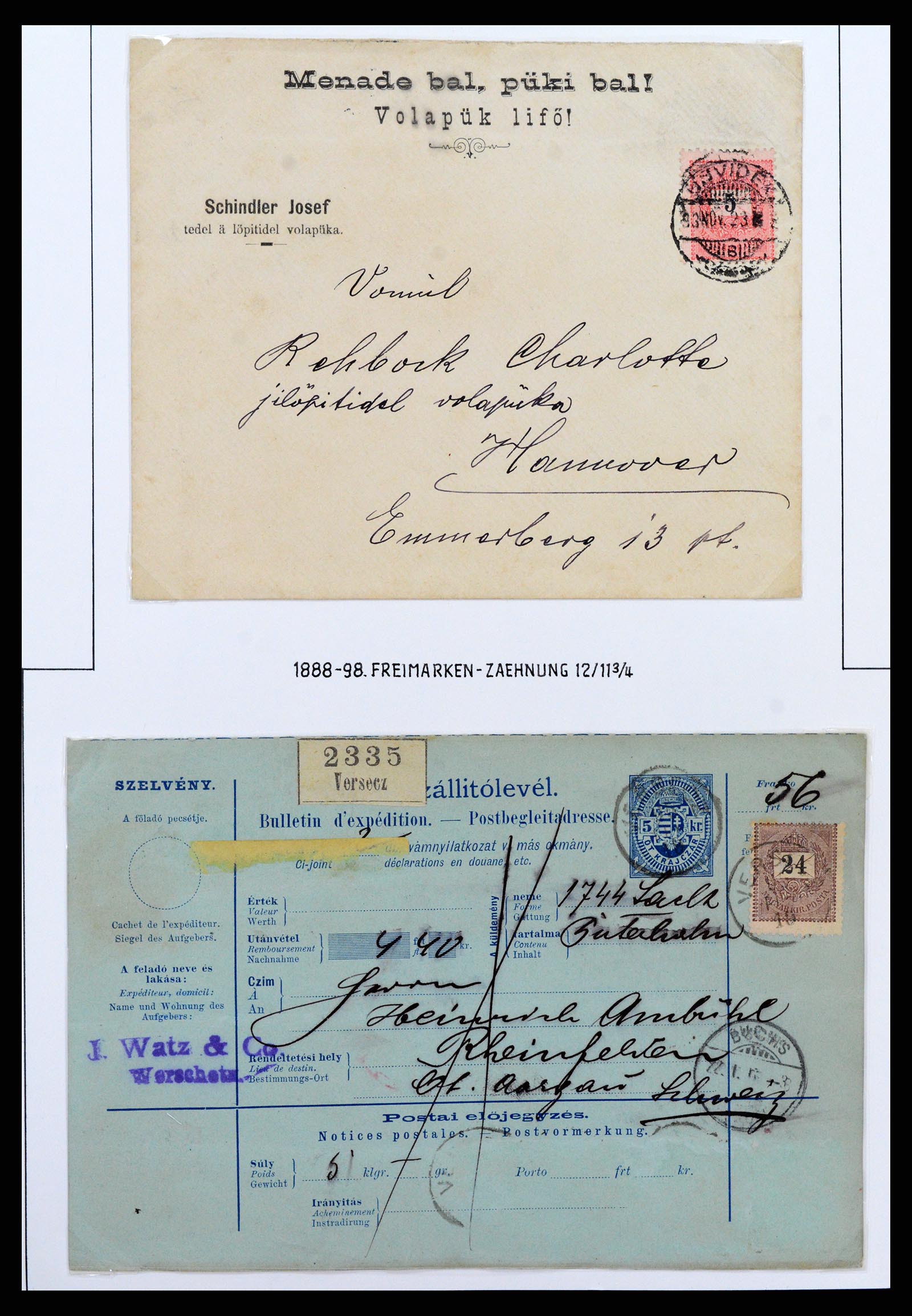 37080 0021 - Postzegelverzameling 37080 Hongarije superverzameling 1871-1954.