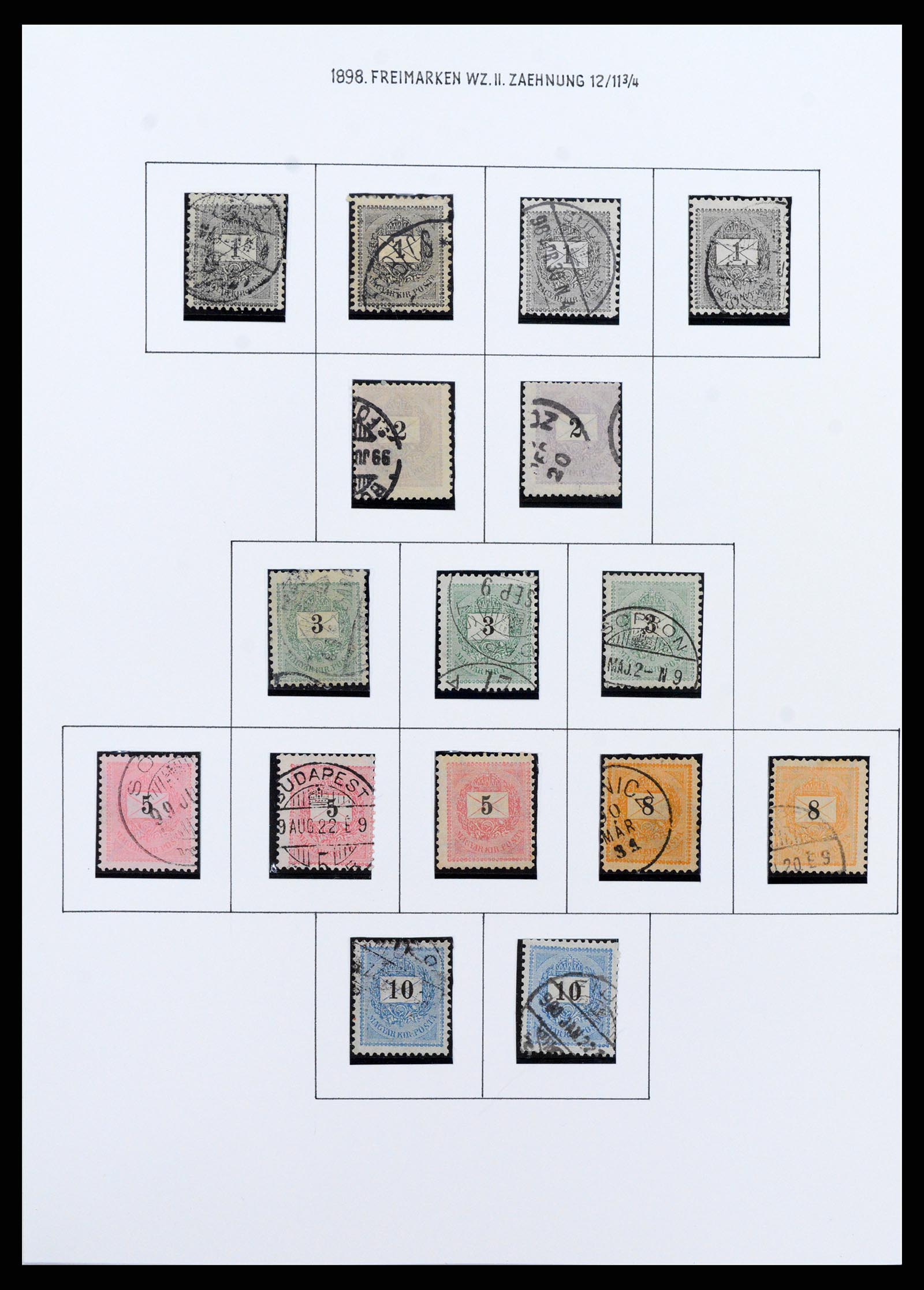 37080 0025 - Postzegelverzameling 37080 Hongarije superverzameling 1871-1954.