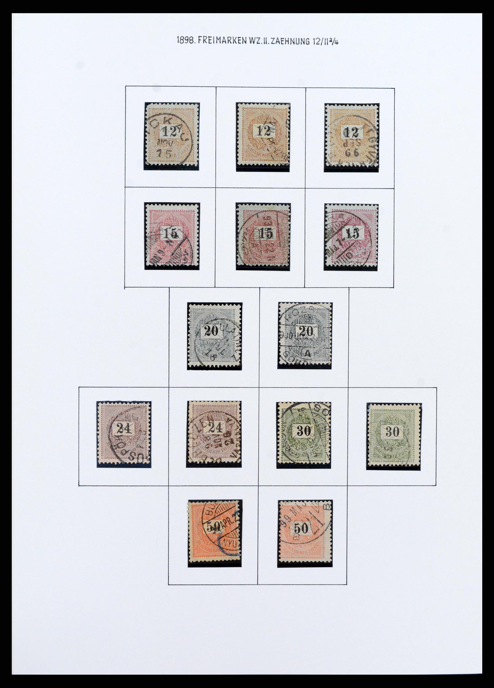 37080 0026 - Postzegelverzameling 37080 Hongarije superverzameling 1871-1954.