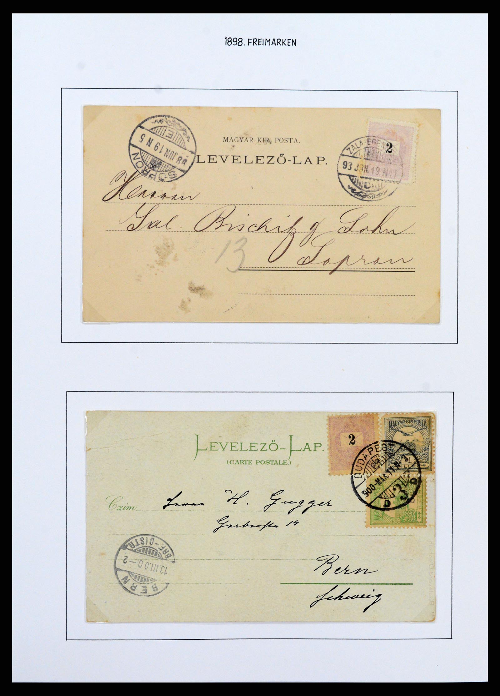 37080 0027 - Postzegelverzameling 37080 Hongarije superverzameling 1871-1954.