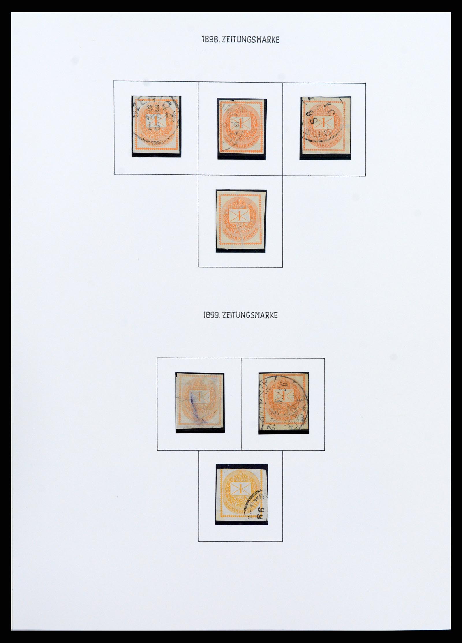 37080 0028 - Postzegelverzameling 37080 Hongarije superverzameling 1871-1954.
