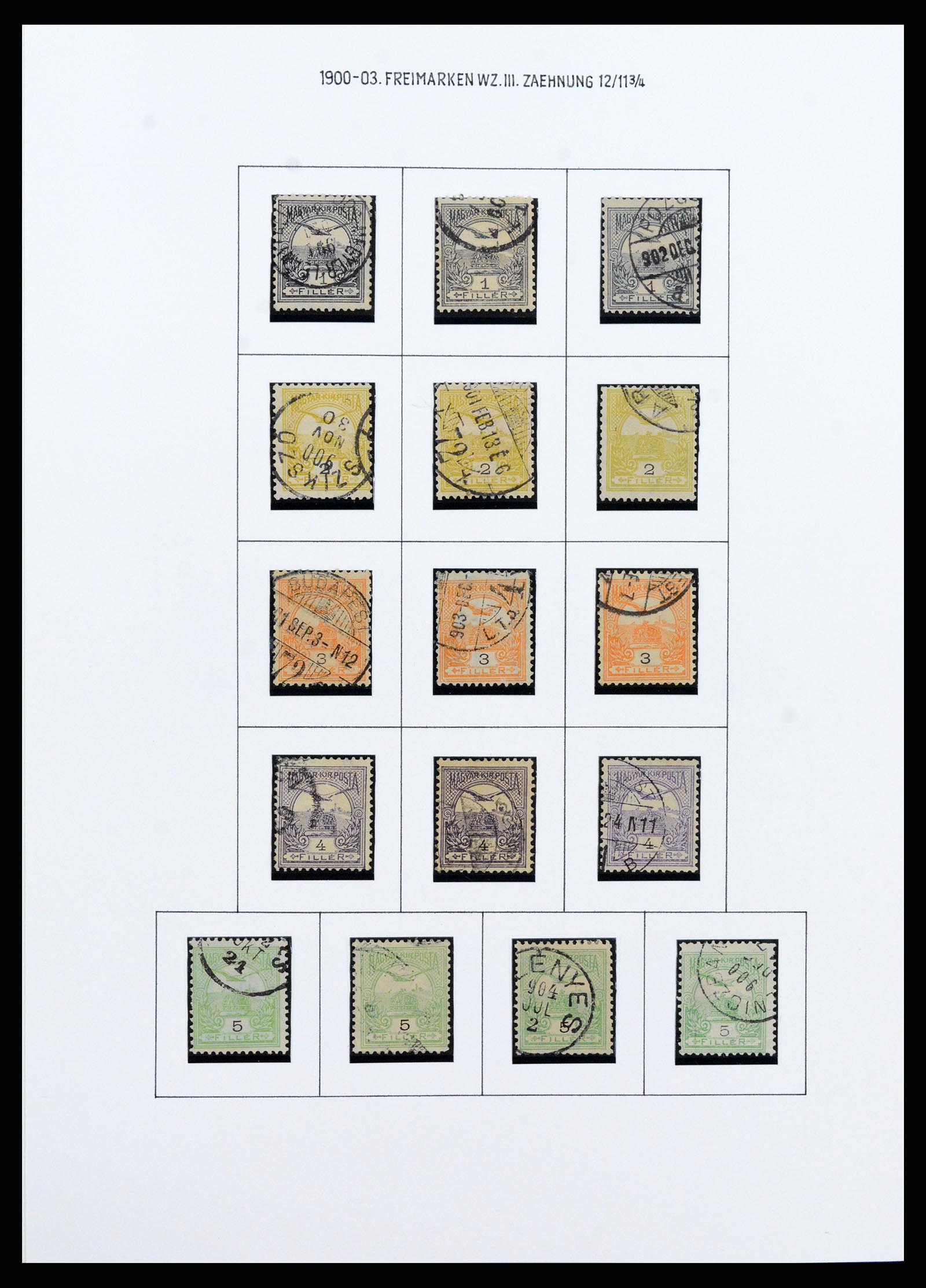 37080 0029 - Postzegelverzameling 37080 Hongarije superverzameling 1871-1954.