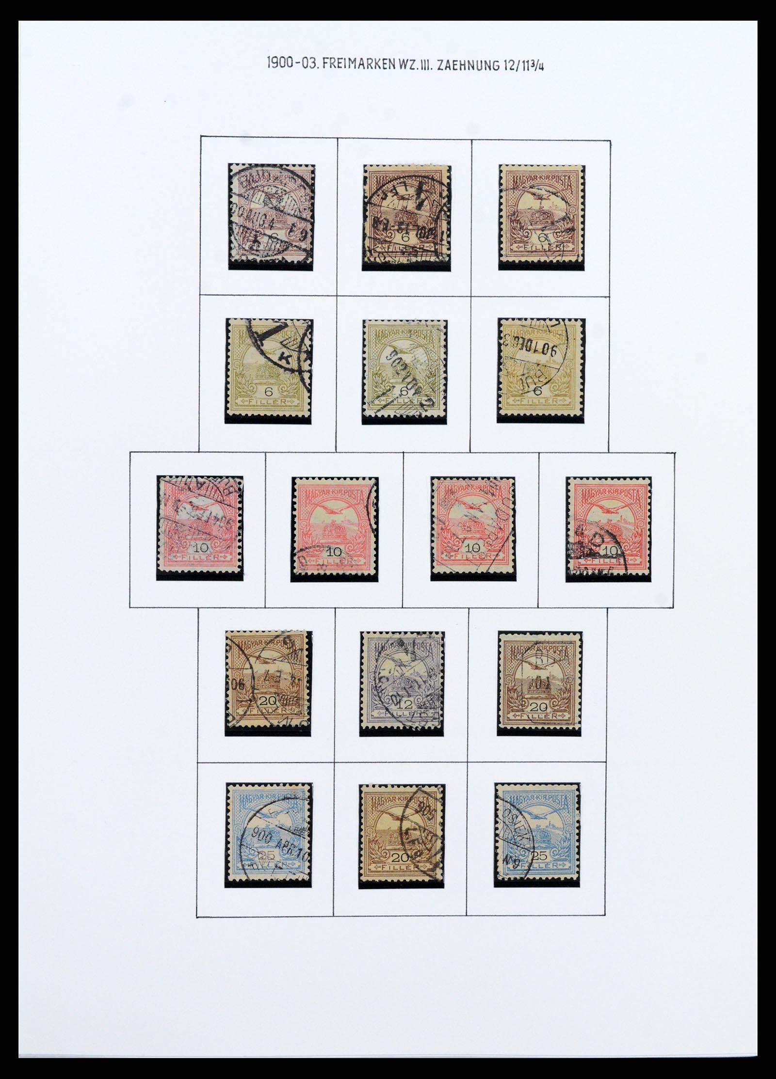 37080 0030 - Postzegelverzameling 37080 Hongarije superverzameling 1871-1954.