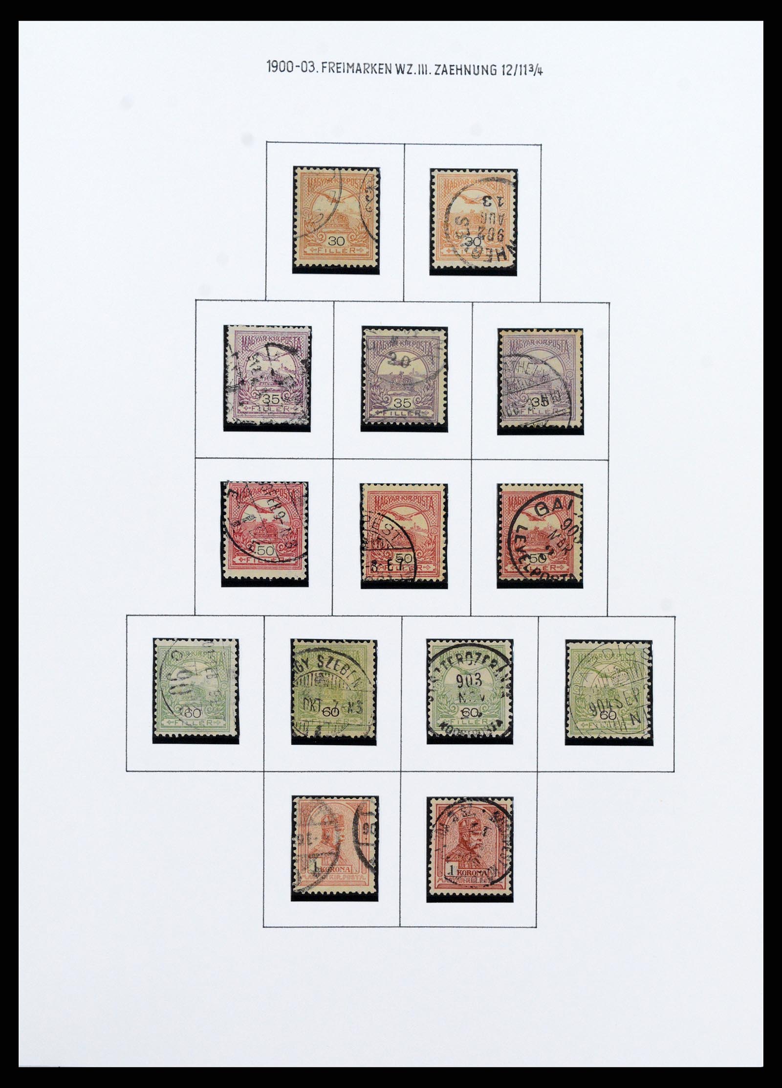 37080 0031 - Postzegelverzameling 37080 Hongarije superverzameling 1871-1954.