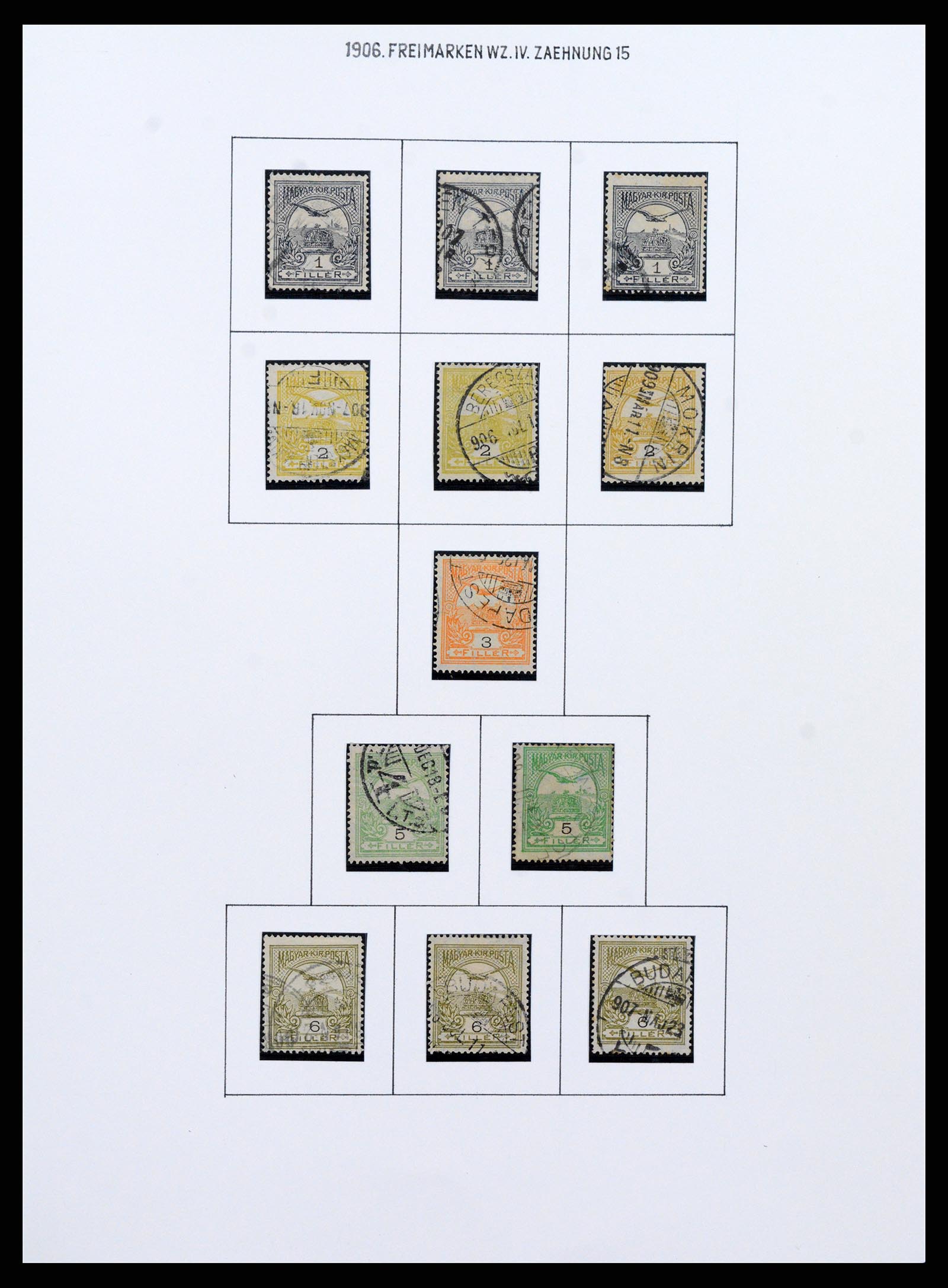 37080 0042 - Postzegelverzameling 37080 Hongarije superverzameling 1871-1954.