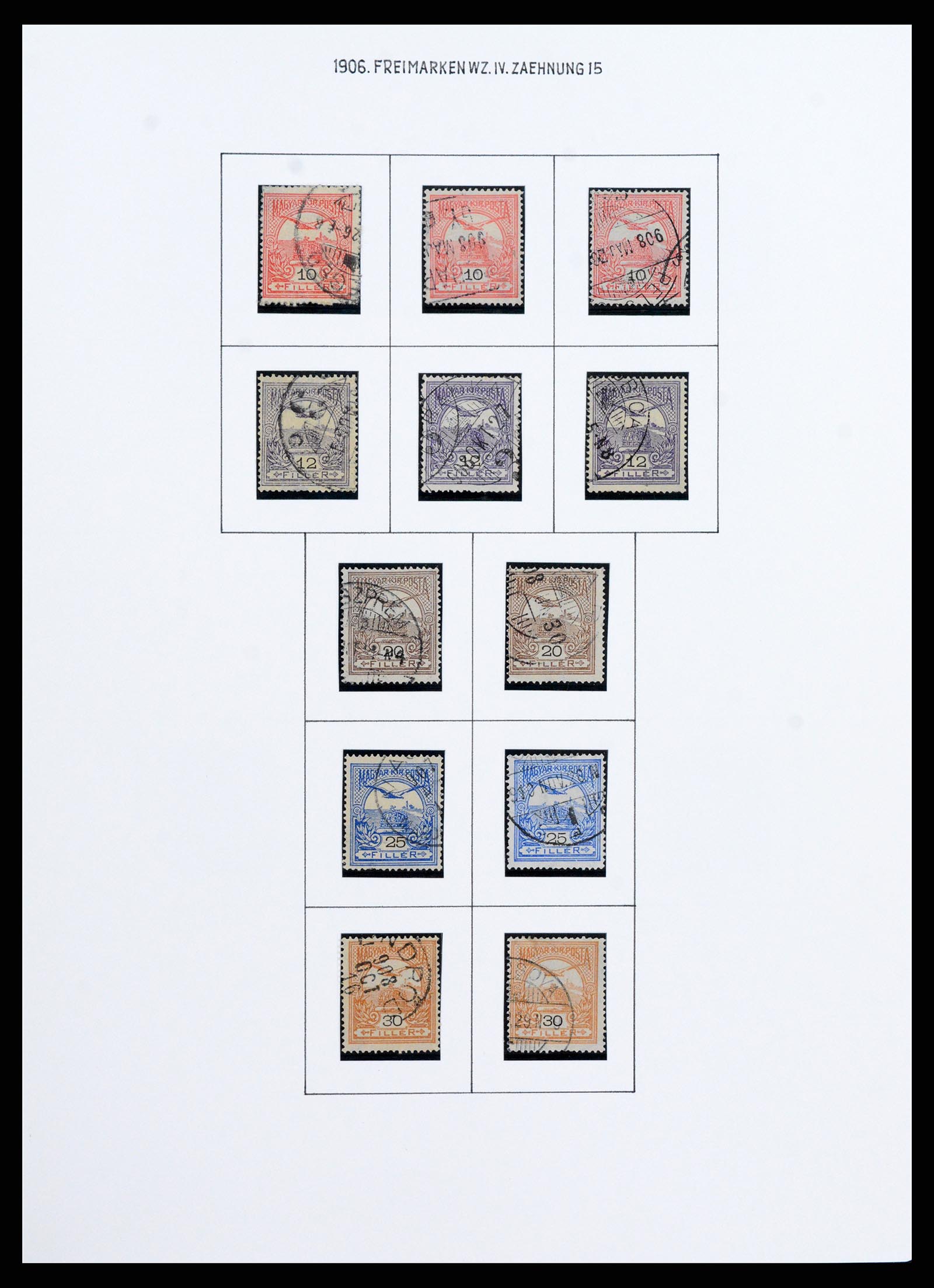 37080 0043 - Postzegelverzameling 37080 Hongarije superverzameling 1871-1954.