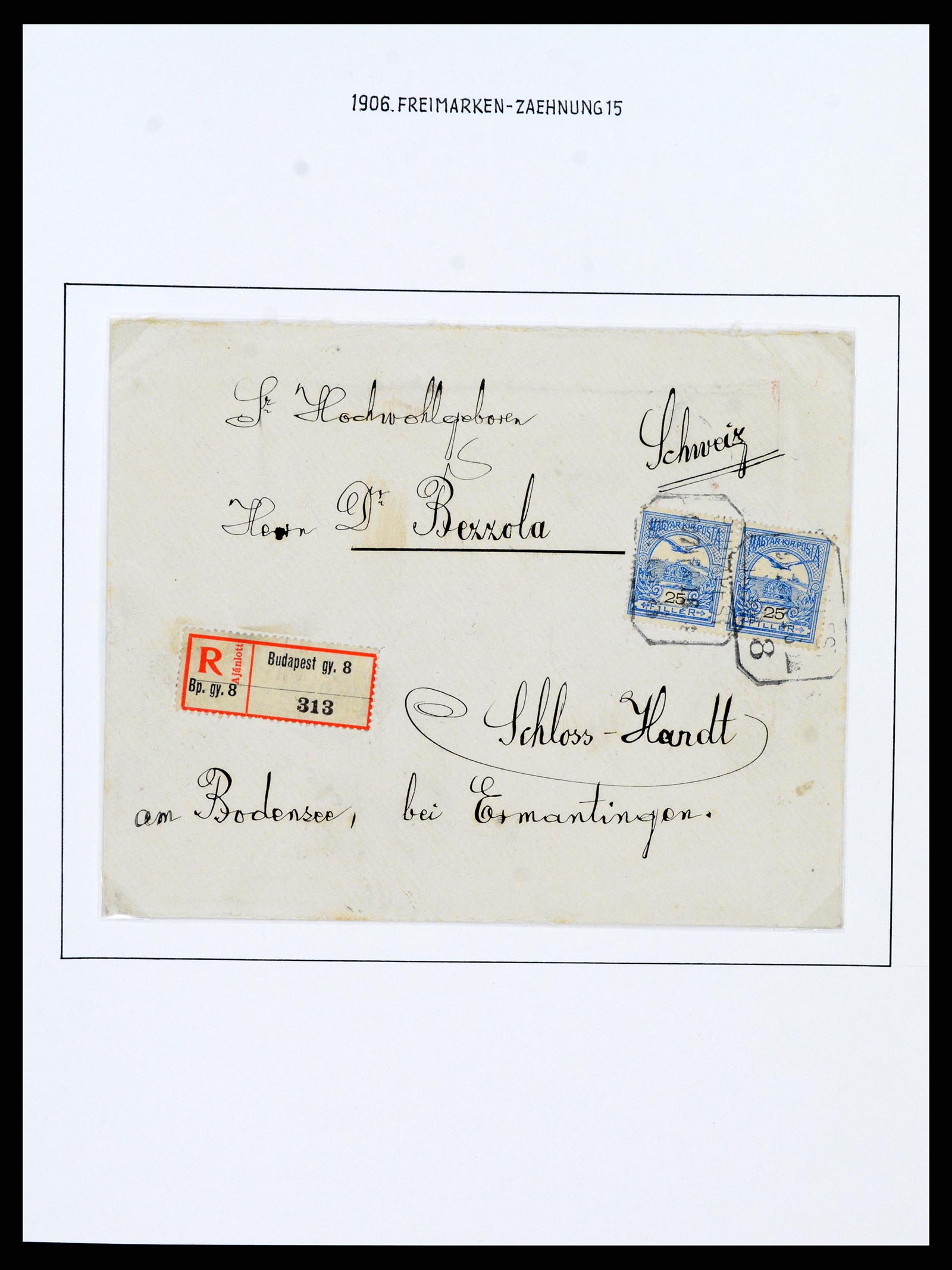37080 0047 - Postzegelverzameling 37080 Hongarije superverzameling 1871-1954.