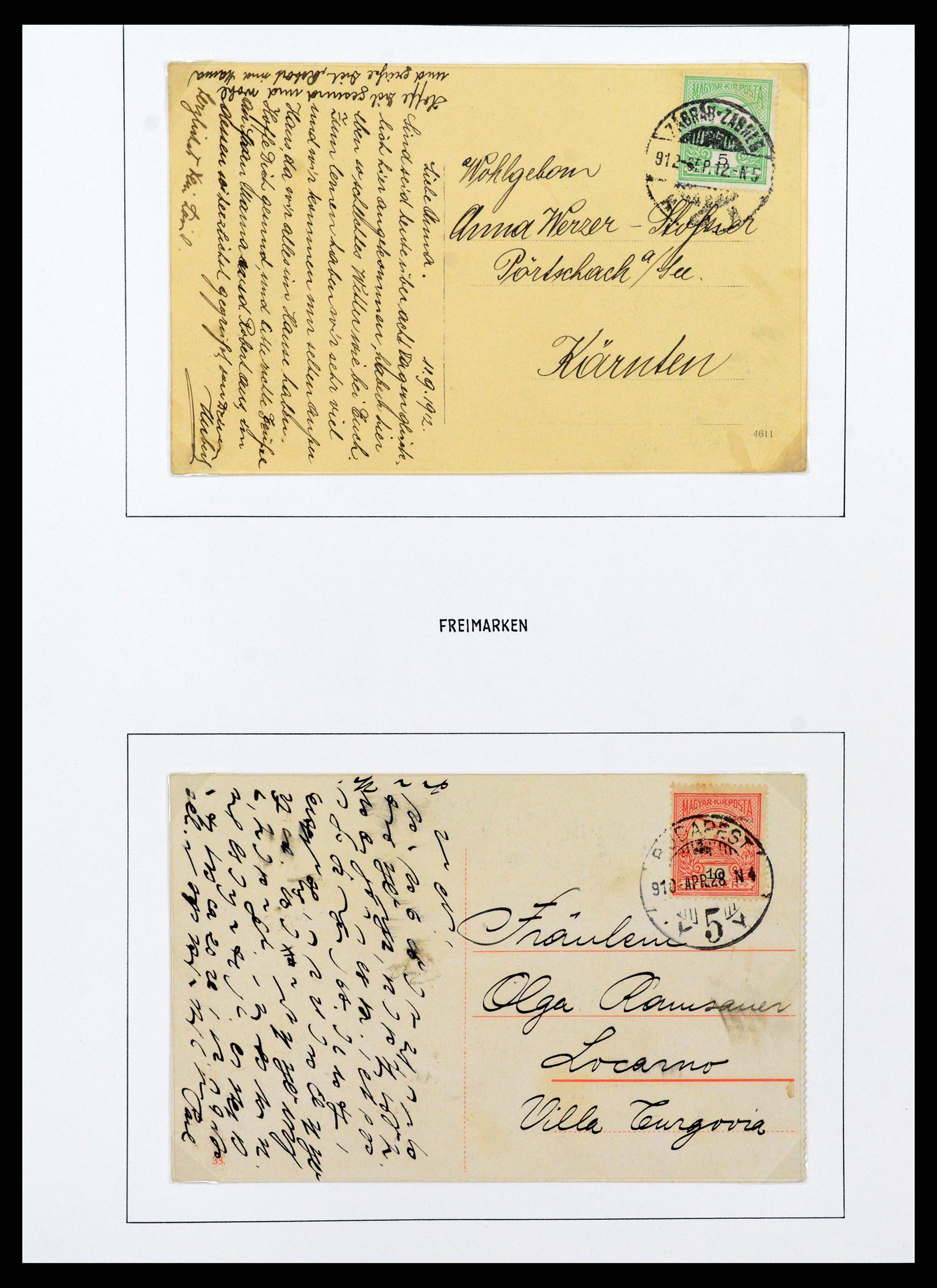 37080 0057 - Postzegelverzameling 37080 Hongarije superverzameling 1871-1954.