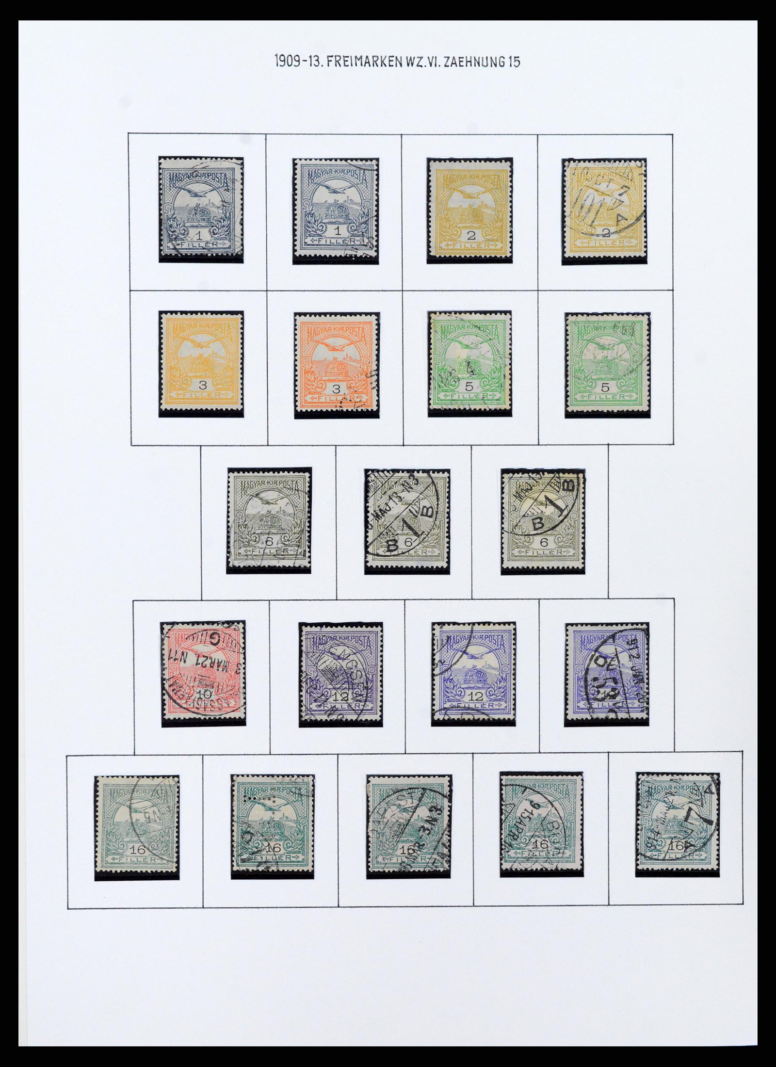 37080 0058 - Postzegelverzameling 37080 Hongarije superverzameling 1871-1954.