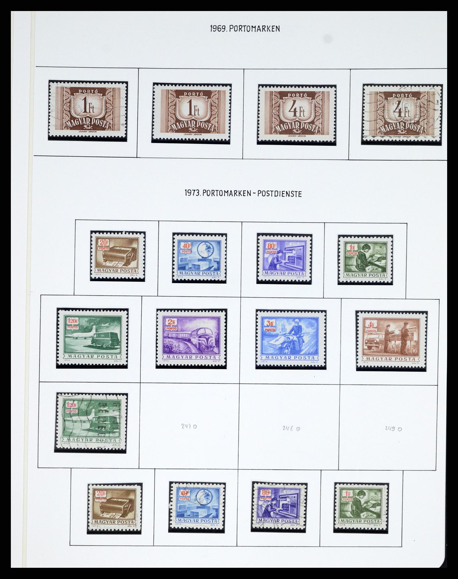 37080 0984 - Postzegelverzameling 37080 Hongarije superverzameling 1871-1954.