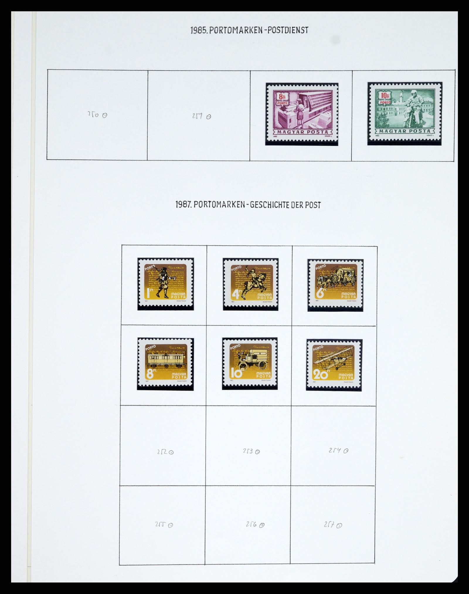 37080 0985 - Postzegelverzameling 37080 Hongarije superverzameling 1871-1954.