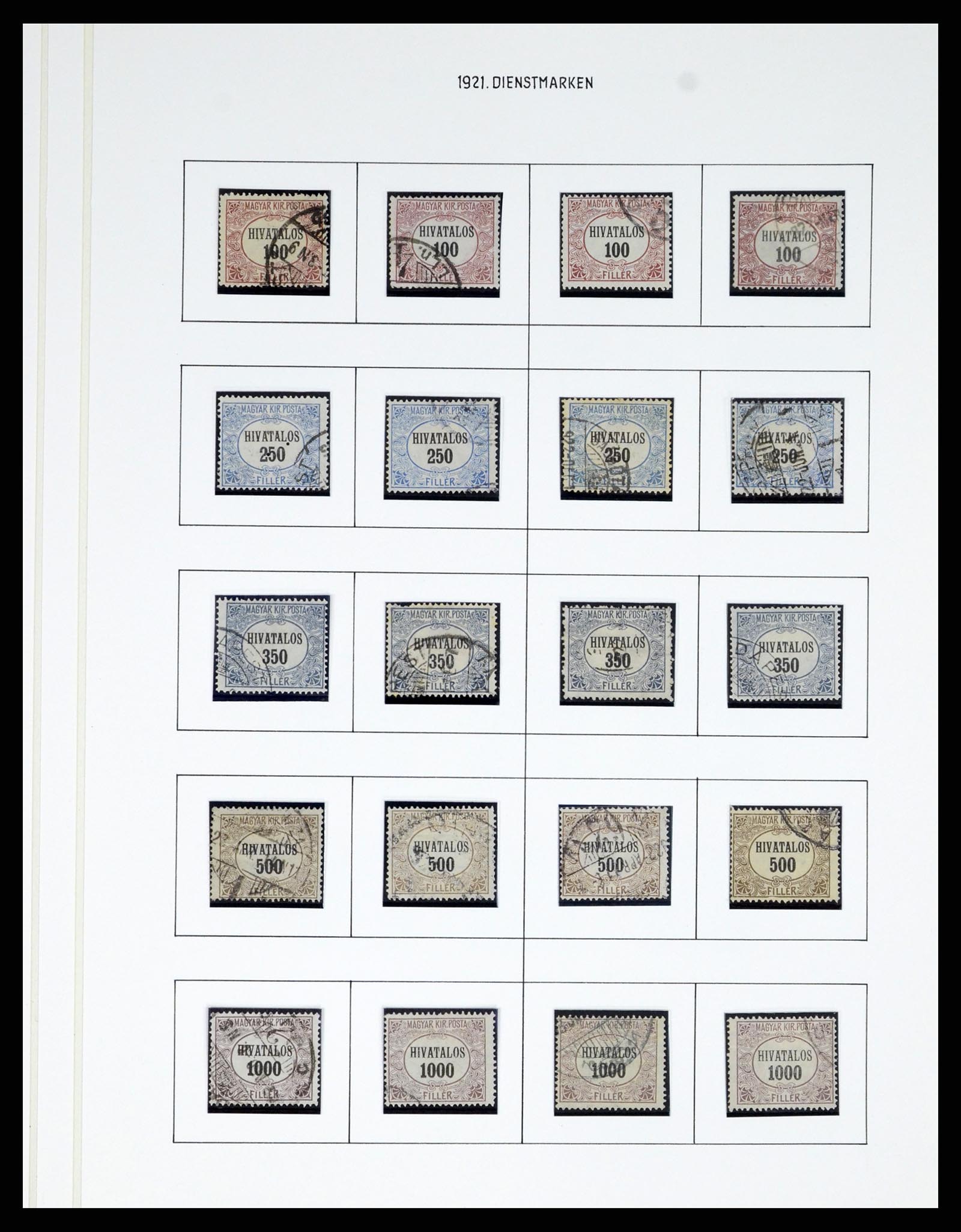 37080 0990 - Postzegelverzameling 37080 Hongarije superverzameling 1871-1954.