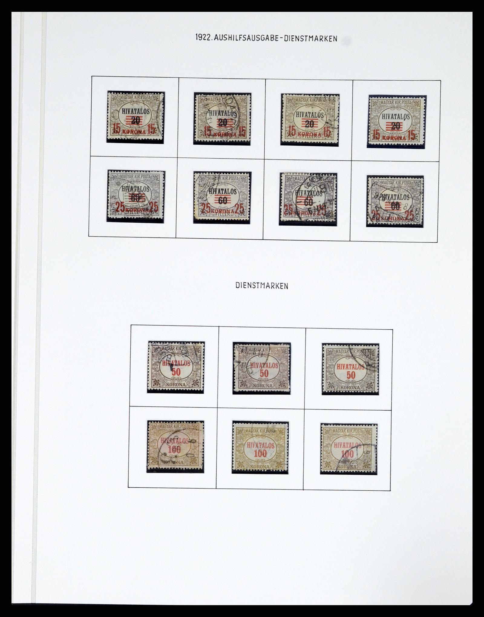 37080 0991 - Postzegelverzameling 37080 Hongarije superverzameling 1871-1954.