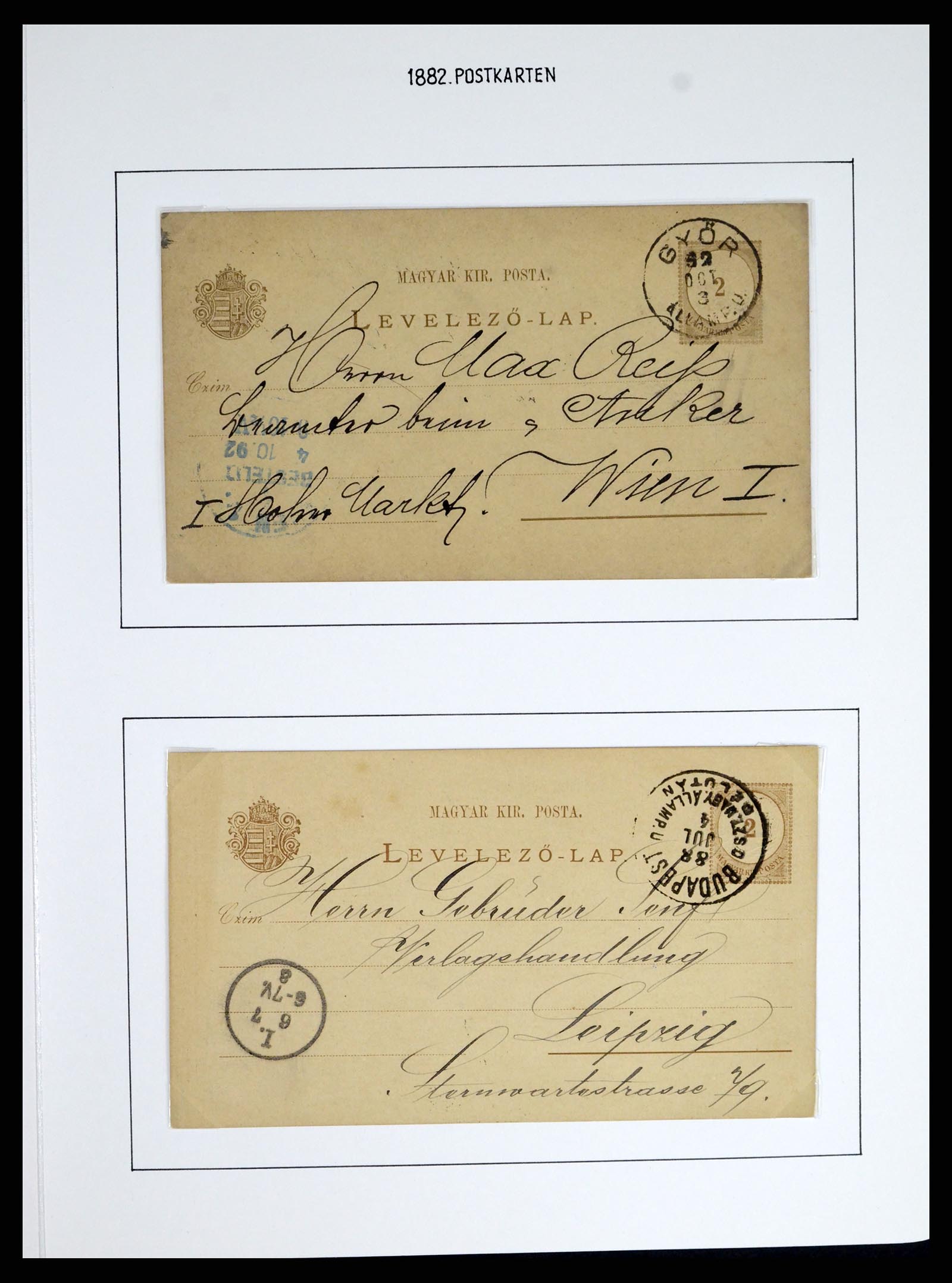 37080 0992 - Postzegelverzameling 37080 Hongarije superverzameling 1871-1954.