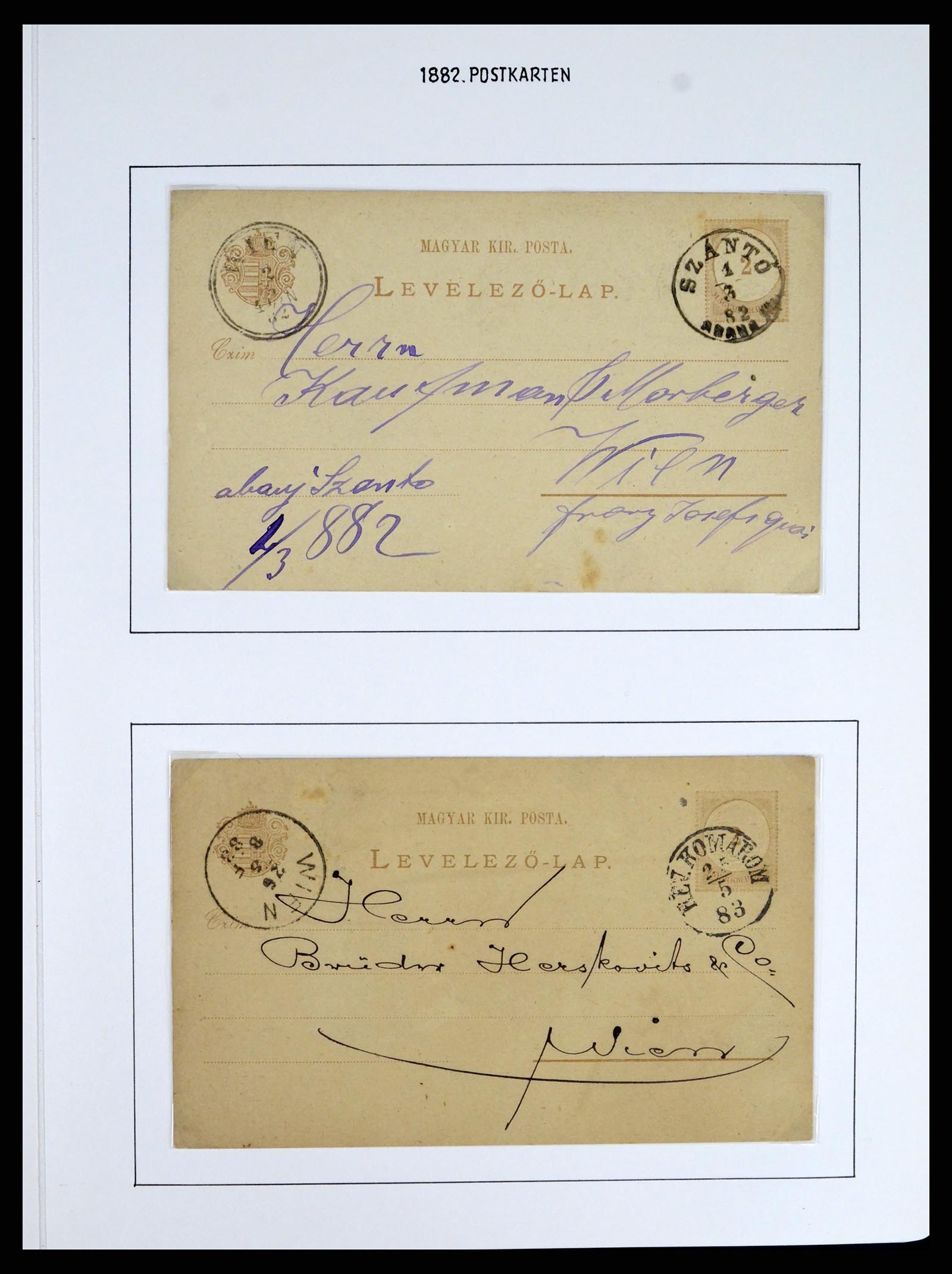 37080 0995 - Postzegelverzameling 37080 Hongarije superverzameling 1871-1954.