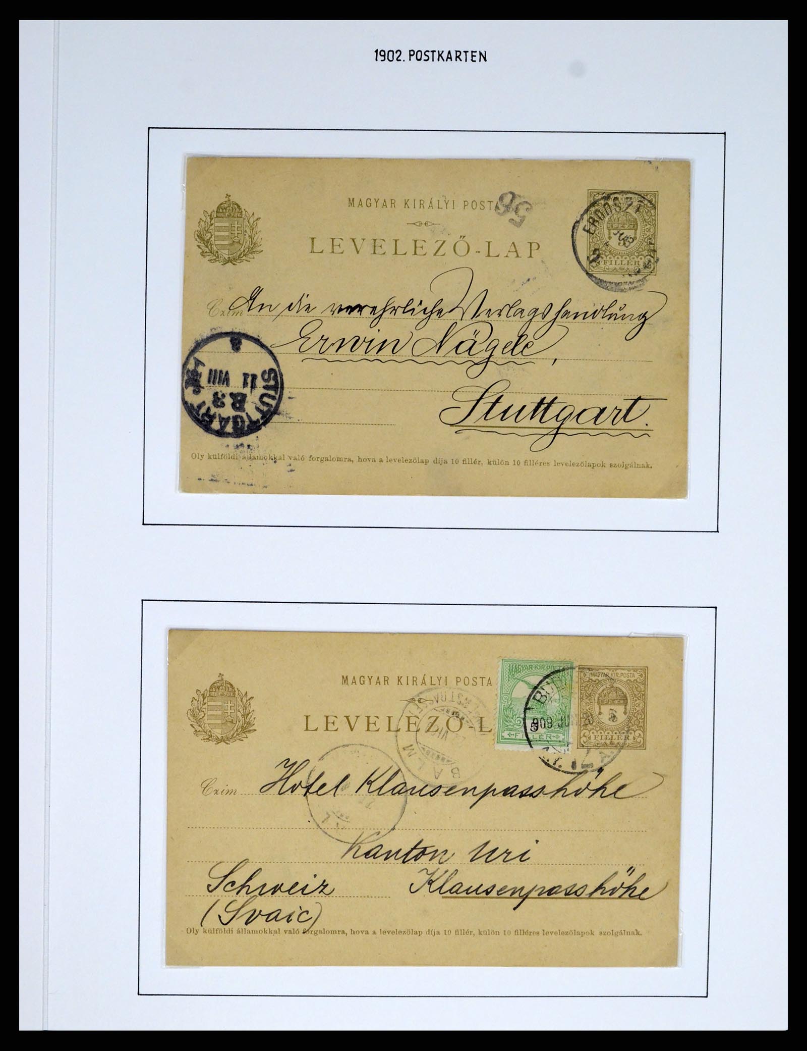 37080 1004 - Postzegelverzameling 37080 Hongarije superverzameling 1871-1954.