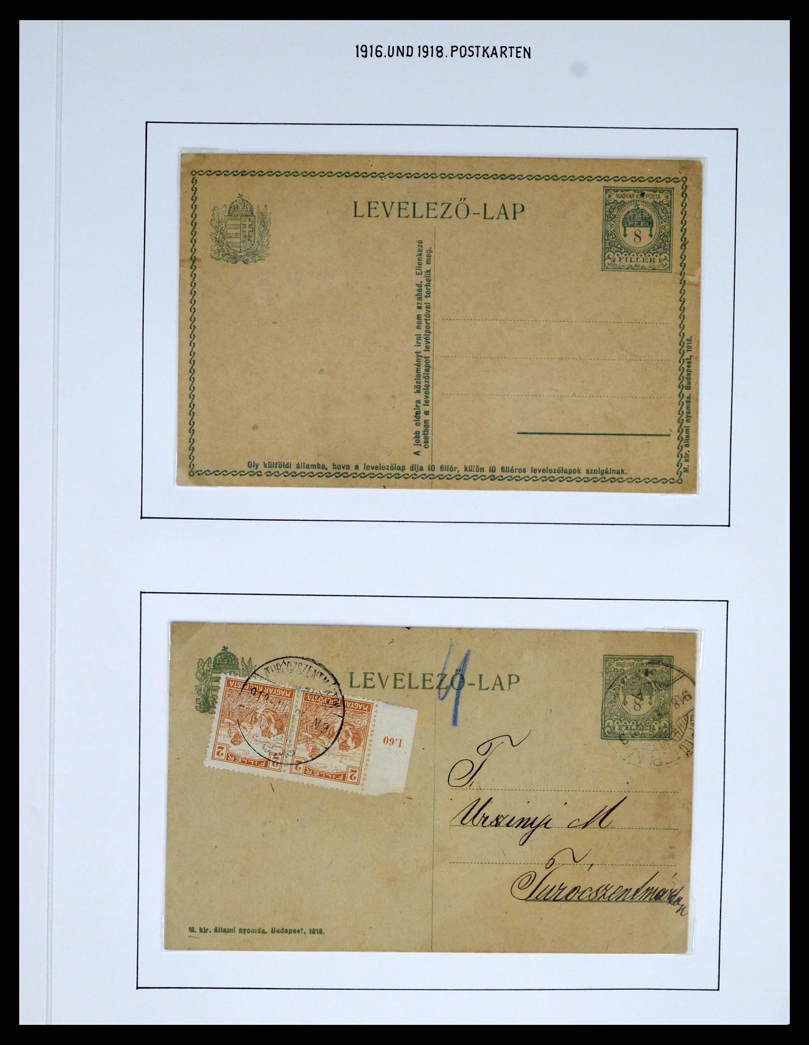 37080 1007 - Postzegelverzameling 37080 Hongarije superverzameling 1871-1954.