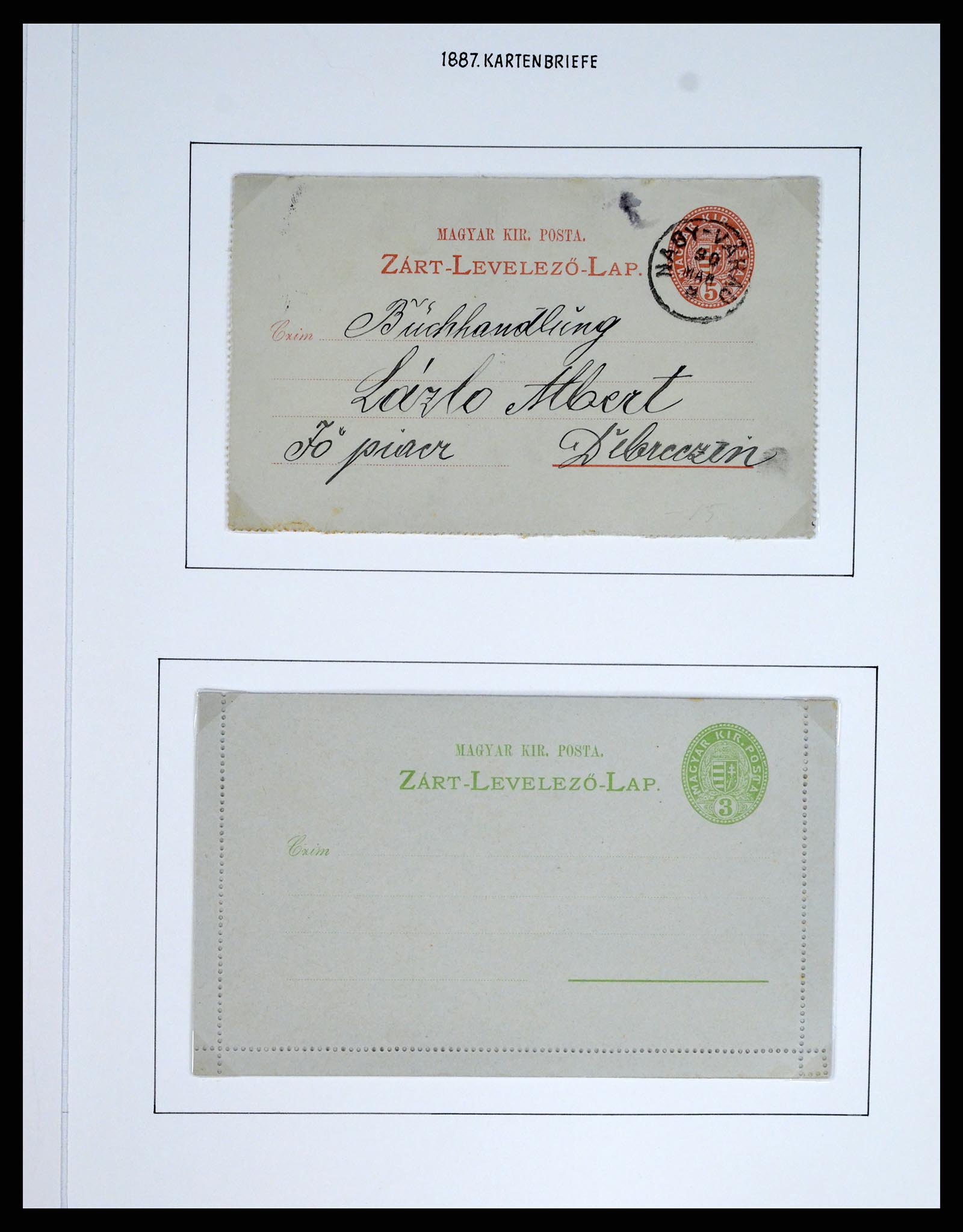 37080 1012 - Postzegelverzameling 37080 Hongarije superverzameling 1871-1954.
