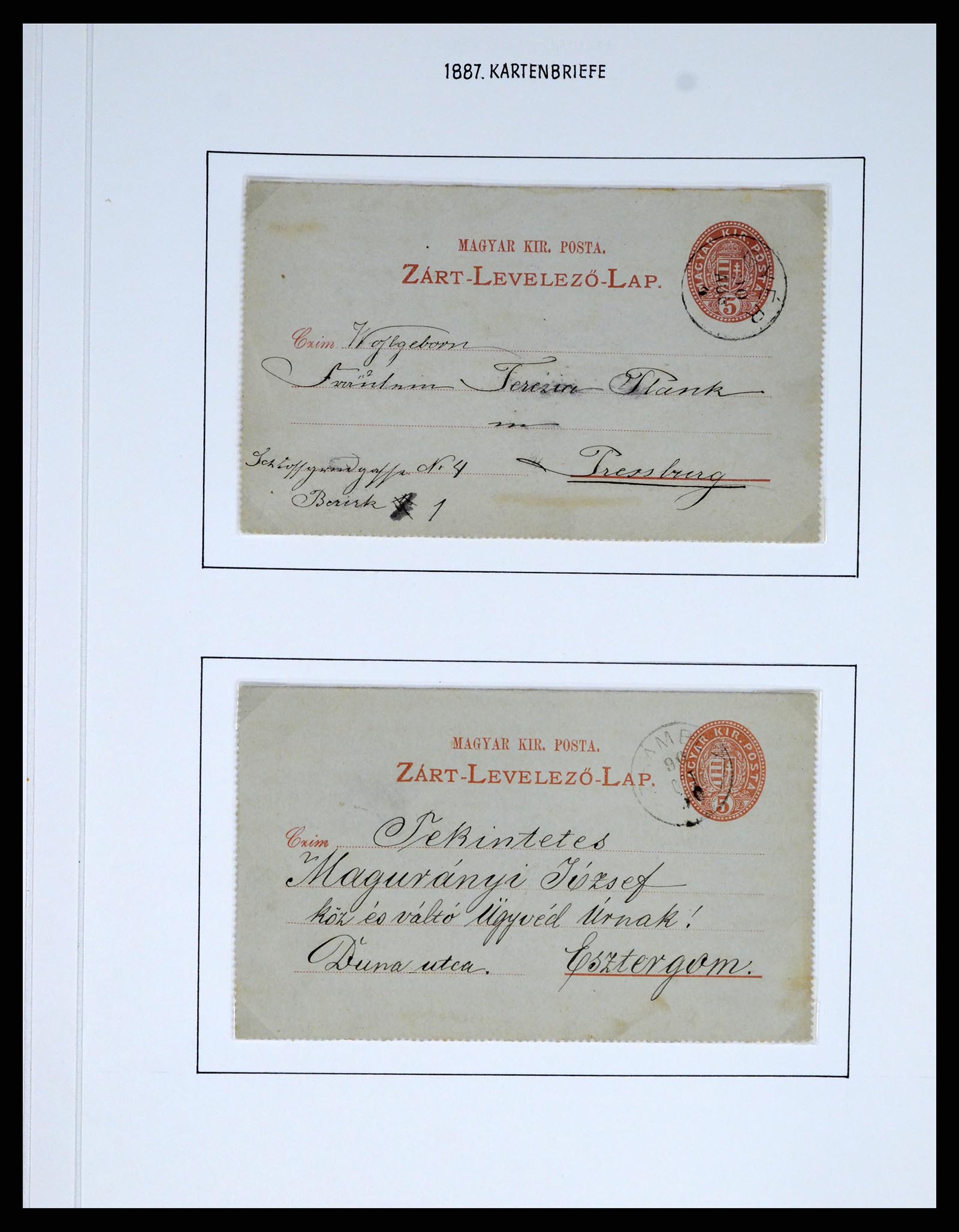 37080 1015 - Postzegelverzameling 37080 Hongarije superverzameling 1871-1954.