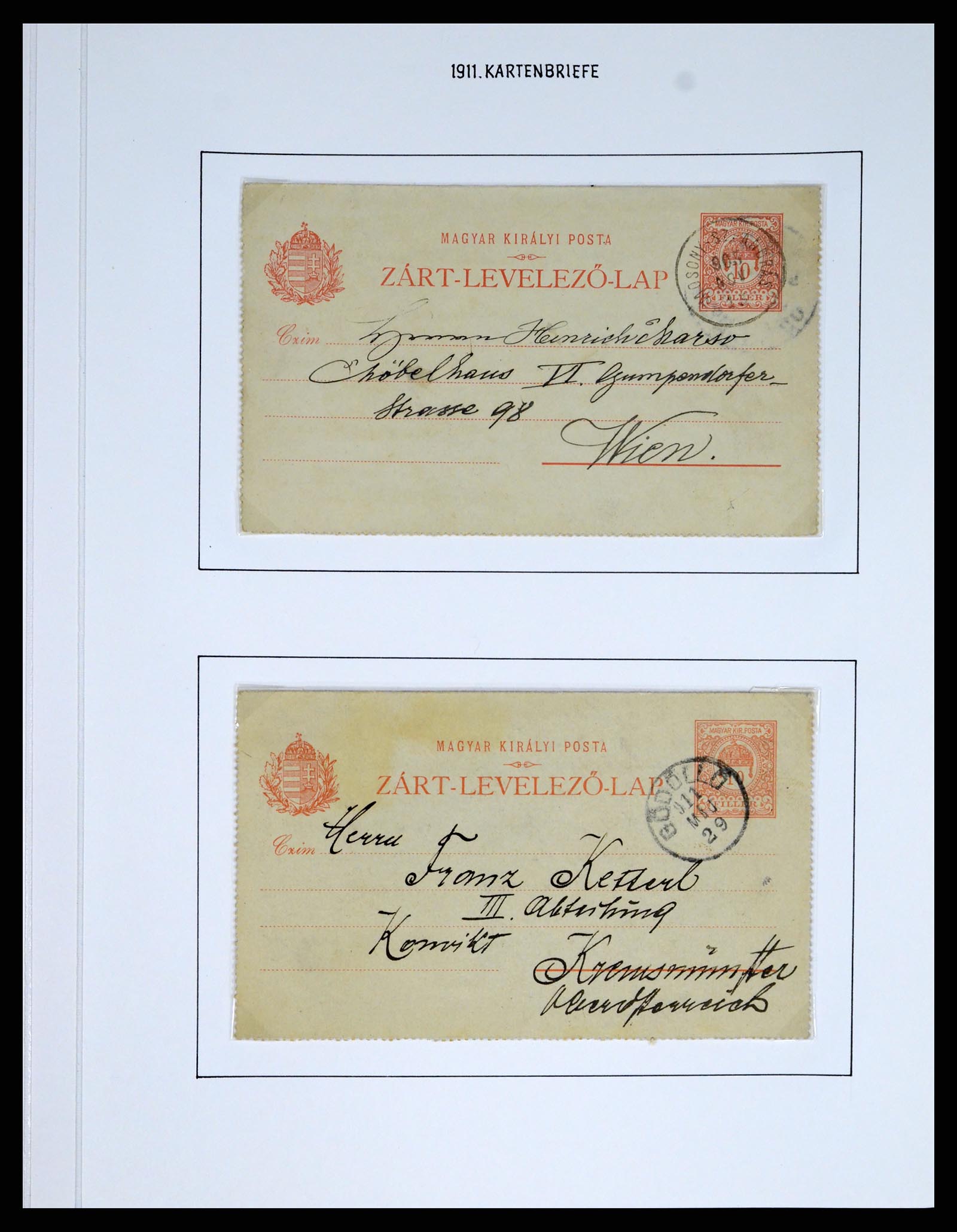 37080 1016 - Postzegelverzameling 37080 Hongarije superverzameling 1871-1954.