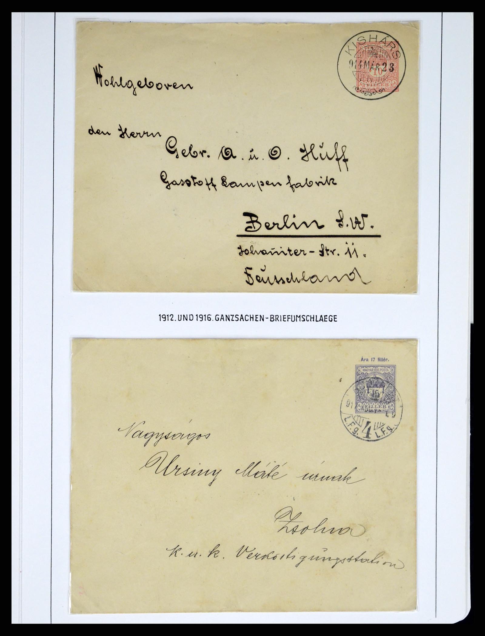 37080 1022 - Postzegelverzameling 37080 Hongarije superverzameling 1871-1954.