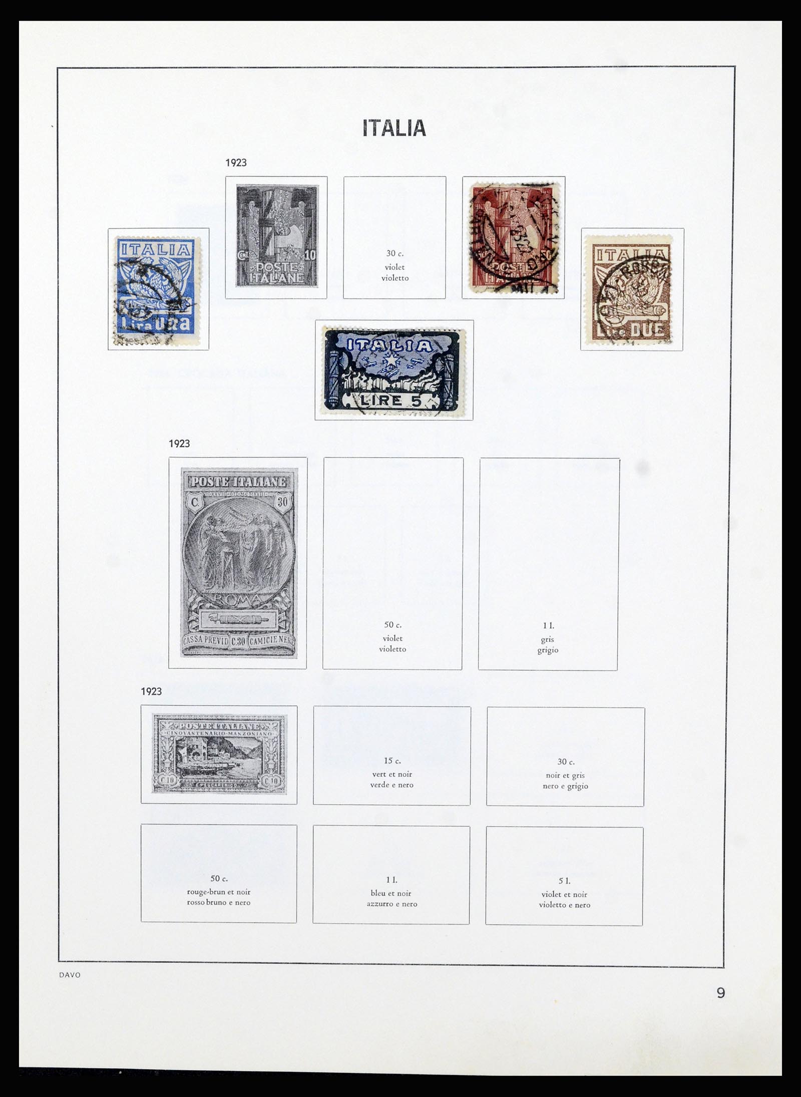 37081 009 - Postzegelverzameling 37081 Italië 1862-1999.