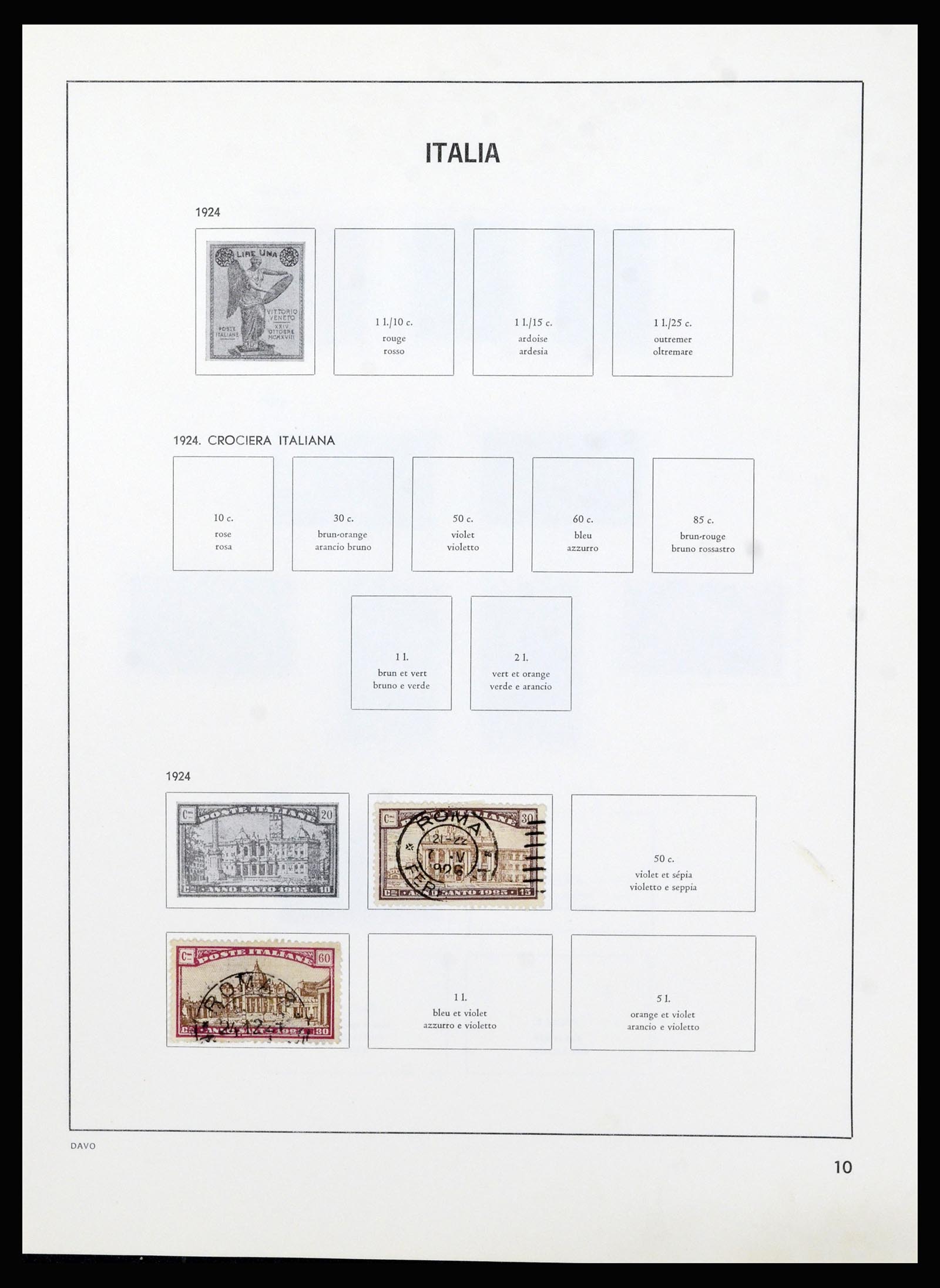 37081 010 - Postzegelverzameling 37081 Italië 1862-1999.