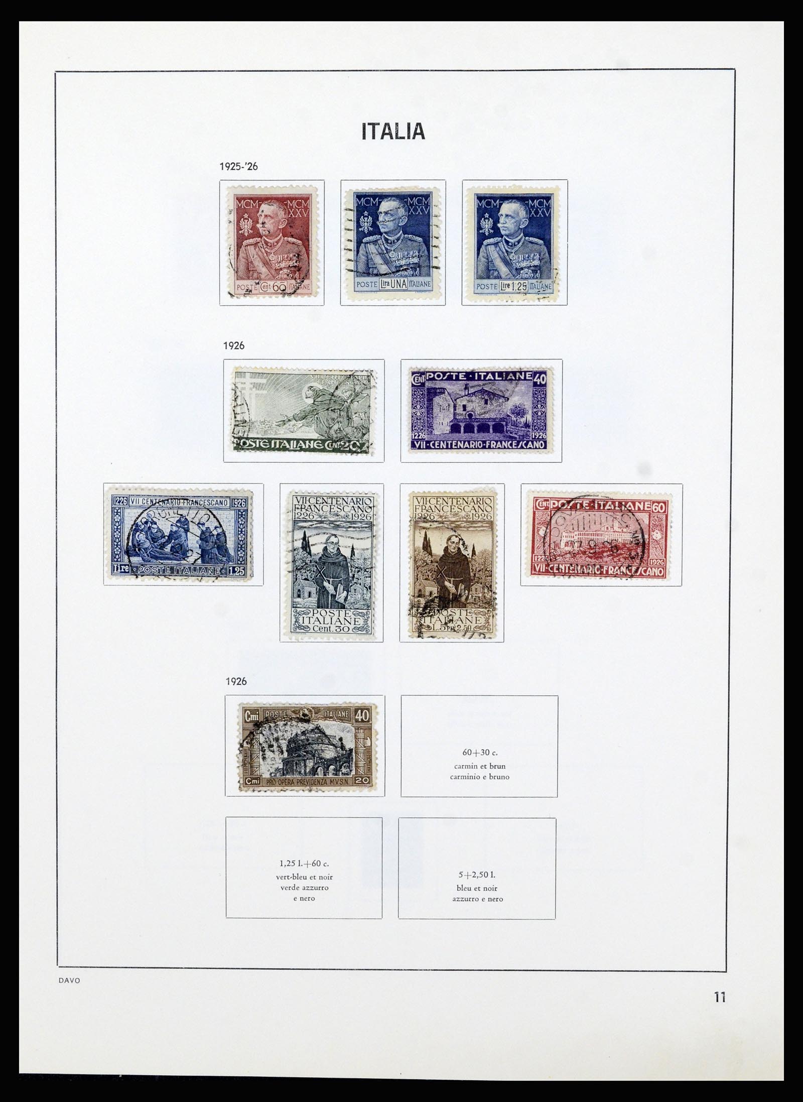37081 011 - Postzegelverzameling 37081 Italië 1862-1999.