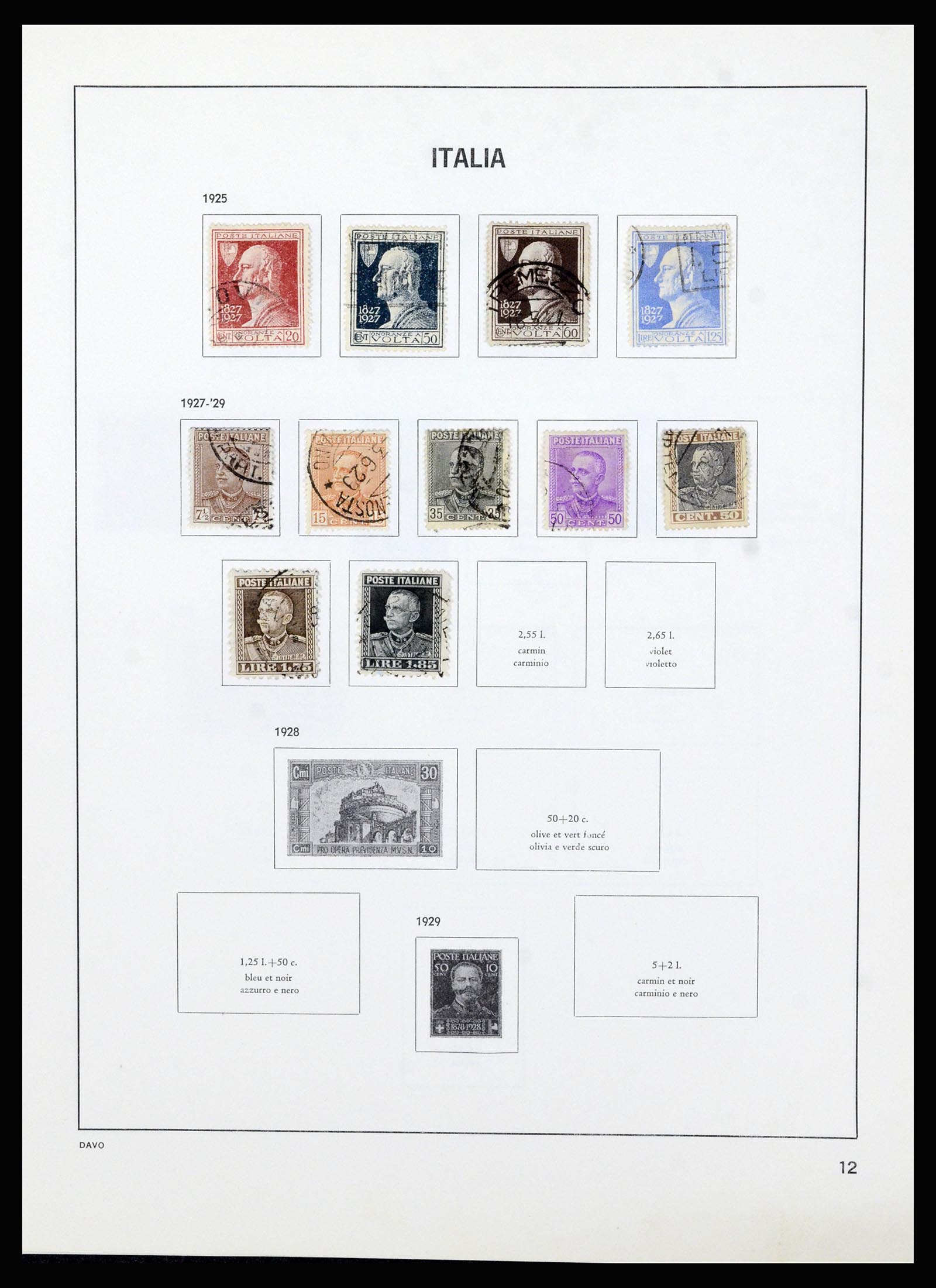 37081 012 - Postzegelverzameling 37081 Italië 1862-1999.