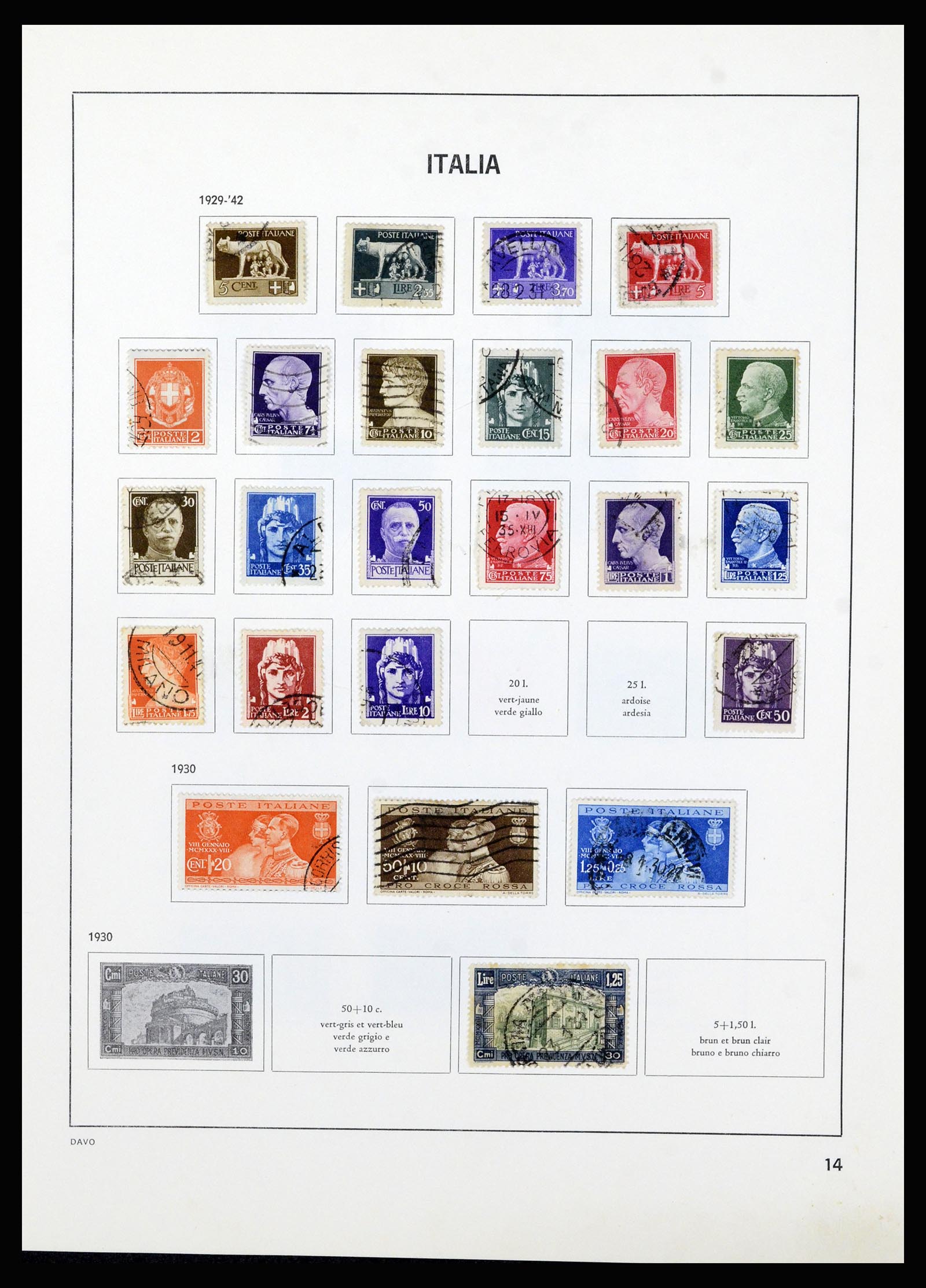 37081 014 - Postzegelverzameling 37081 Italië 1862-1999.
