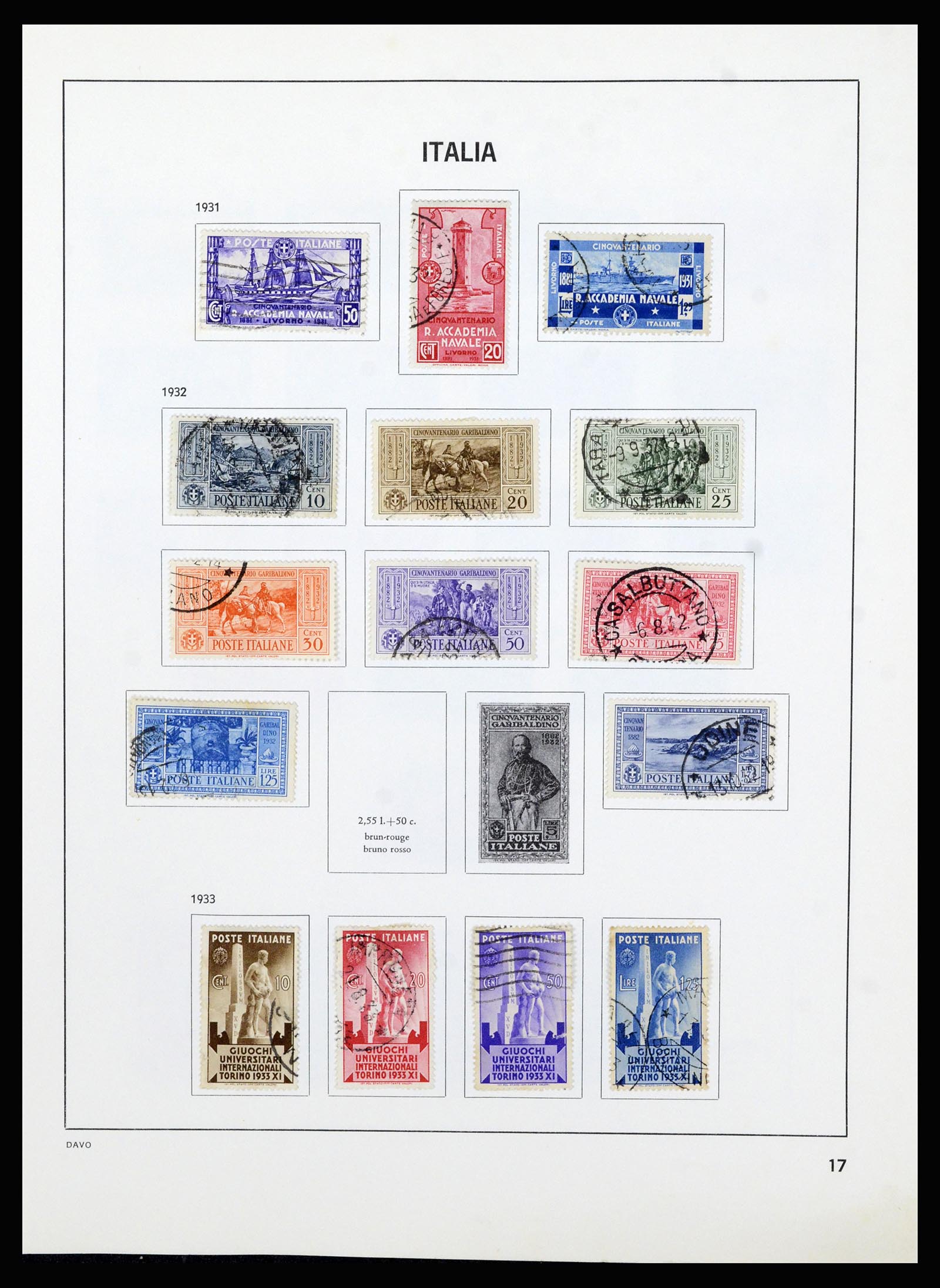 37081 017 - Postzegelverzameling 37081 Italië 1862-1999.