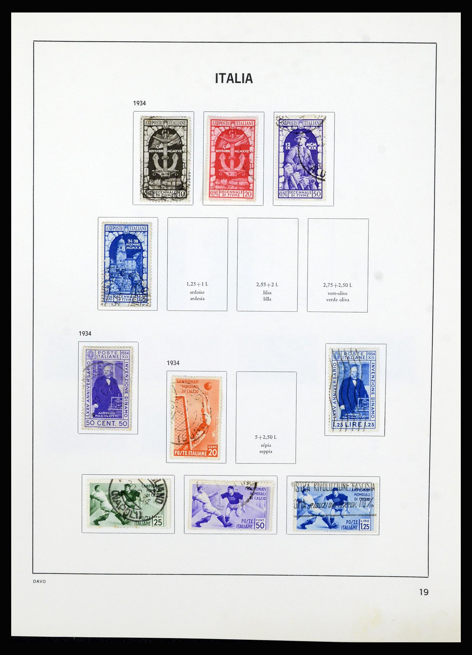 37081 019 - Postzegelverzameling 37081 Italië 1862-1999.