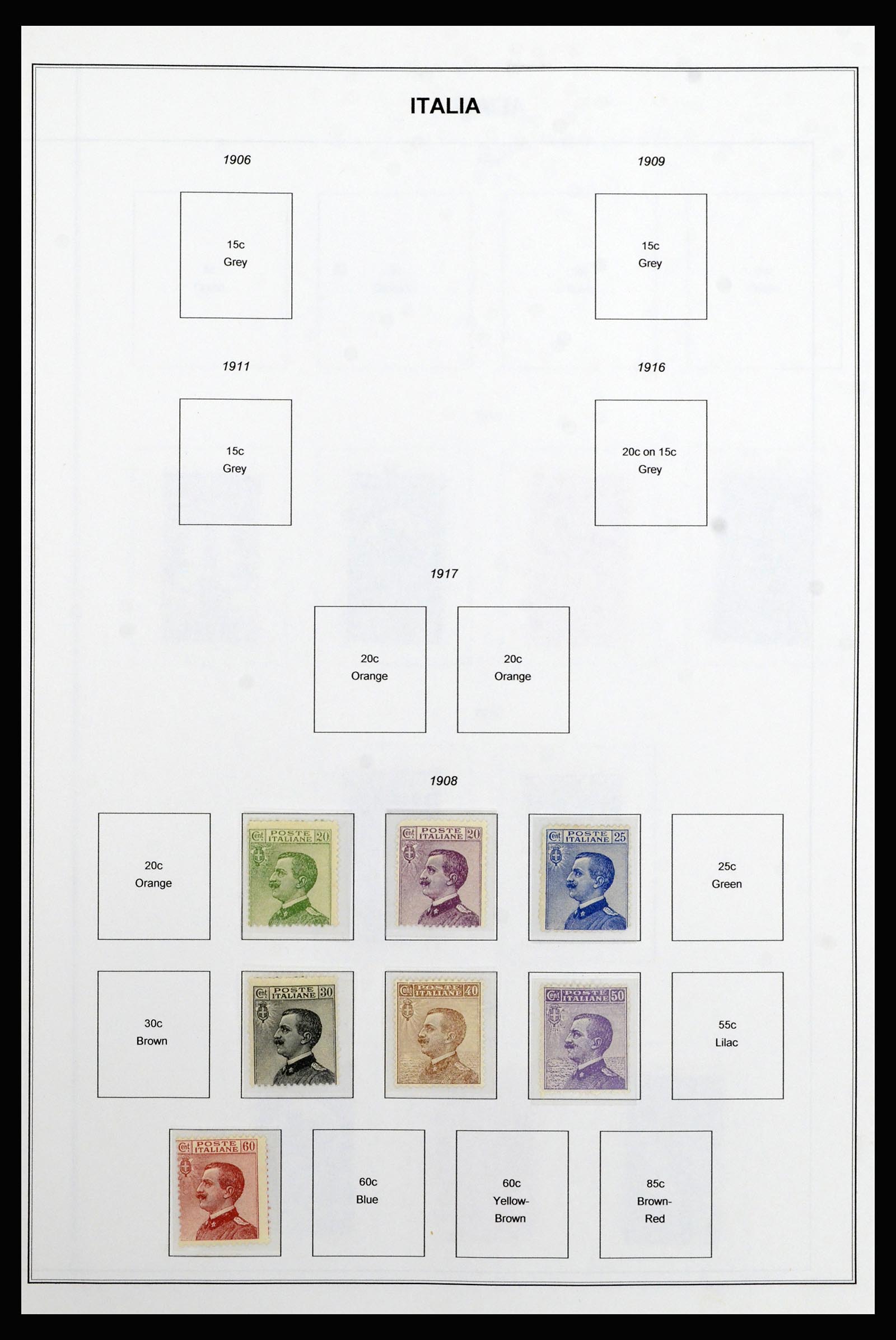37082 006 - Postzegelverzameling 37082 Italië 1862-1992.