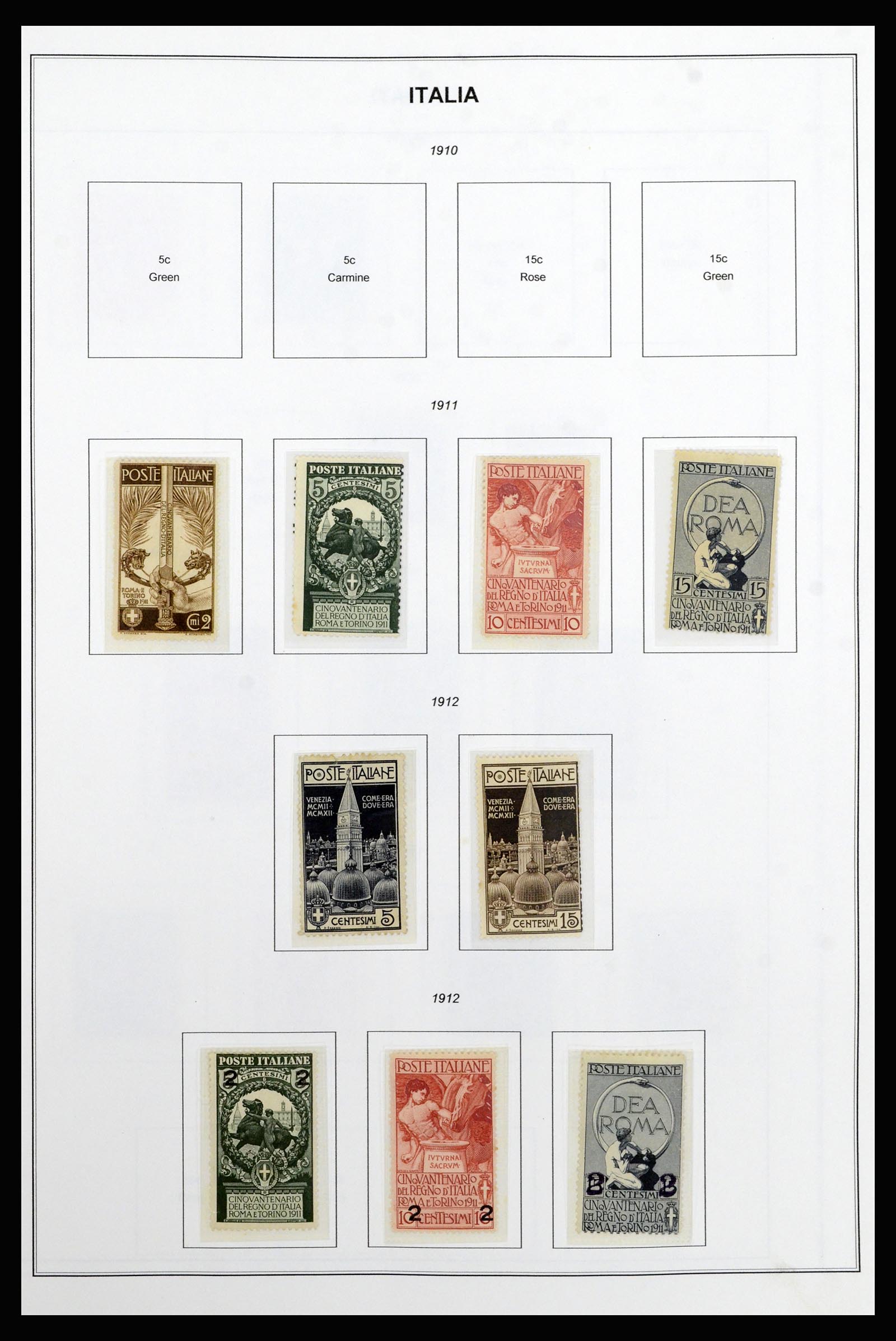 37082 007 - Postzegelverzameling 37082 Italië 1862-1992.