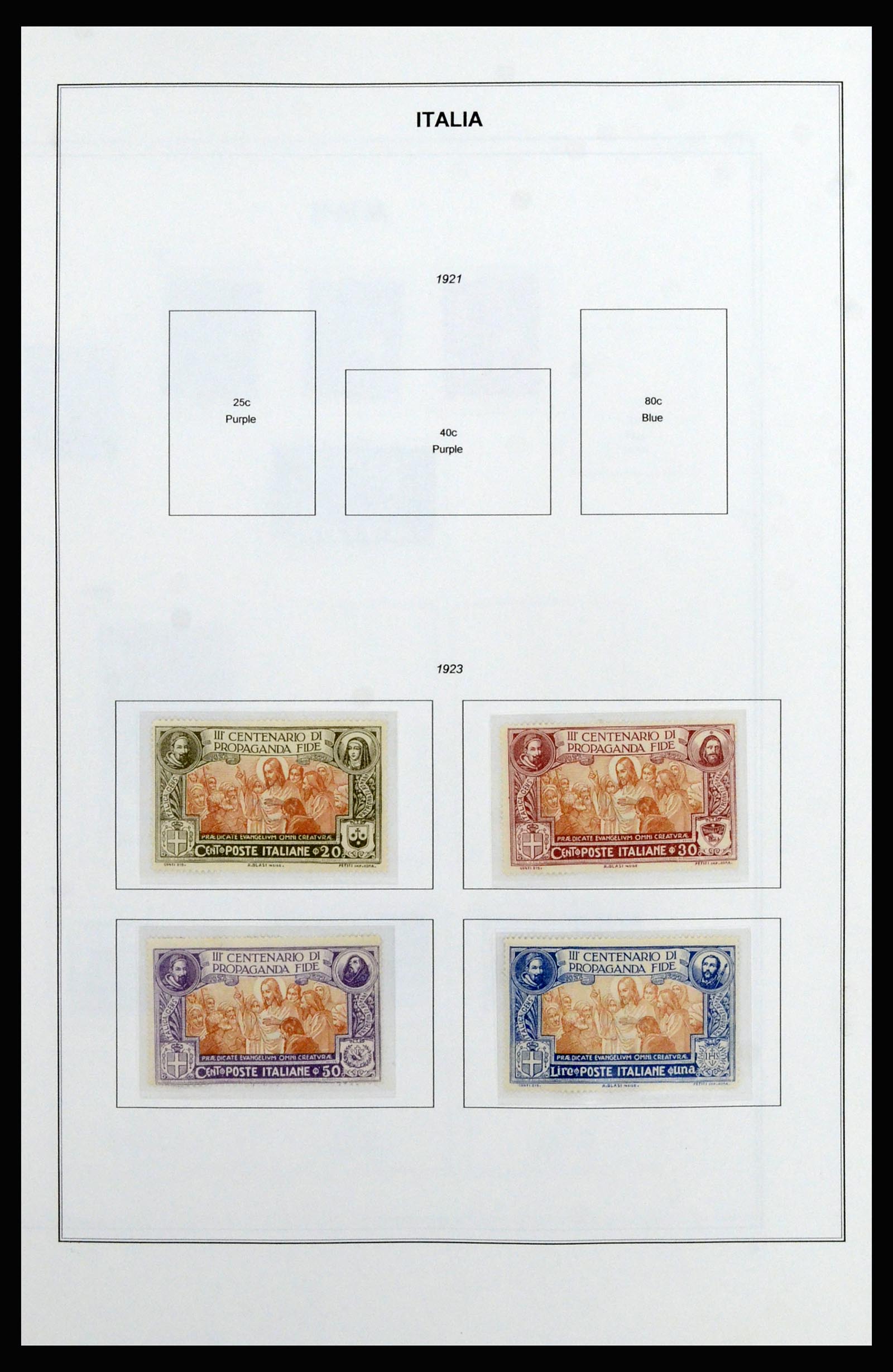 37082 009 - Postzegelverzameling 37082 Italië 1862-1992.