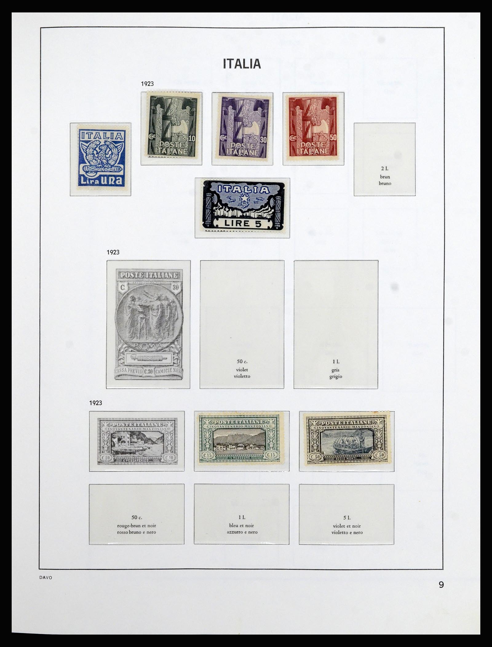 37082 010 - Postzegelverzameling 37082 Italië 1862-1992.