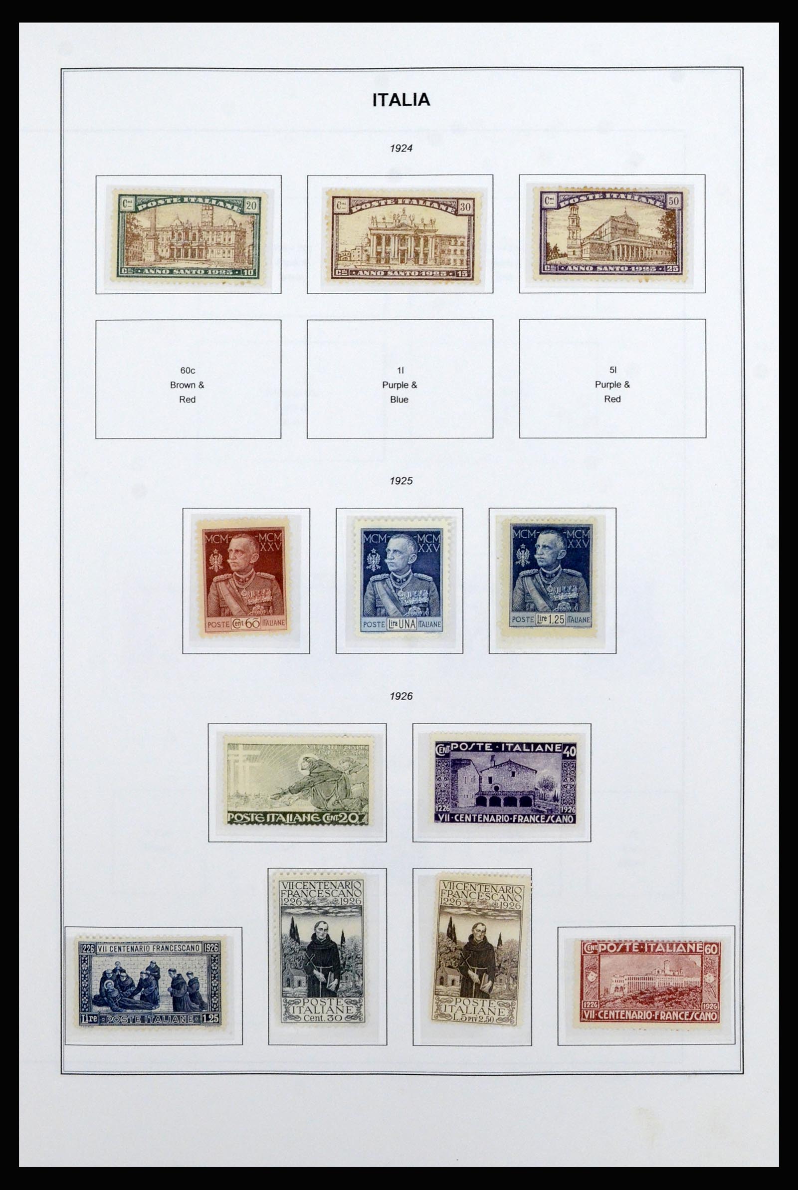 37082 011 - Postzegelverzameling 37082 Italië 1862-1992.