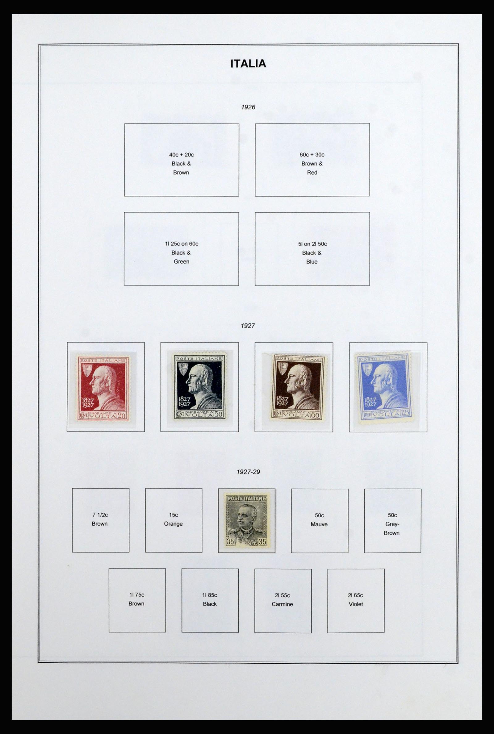 37082 012 - Postzegelverzameling 37082 Italië 1862-1992.