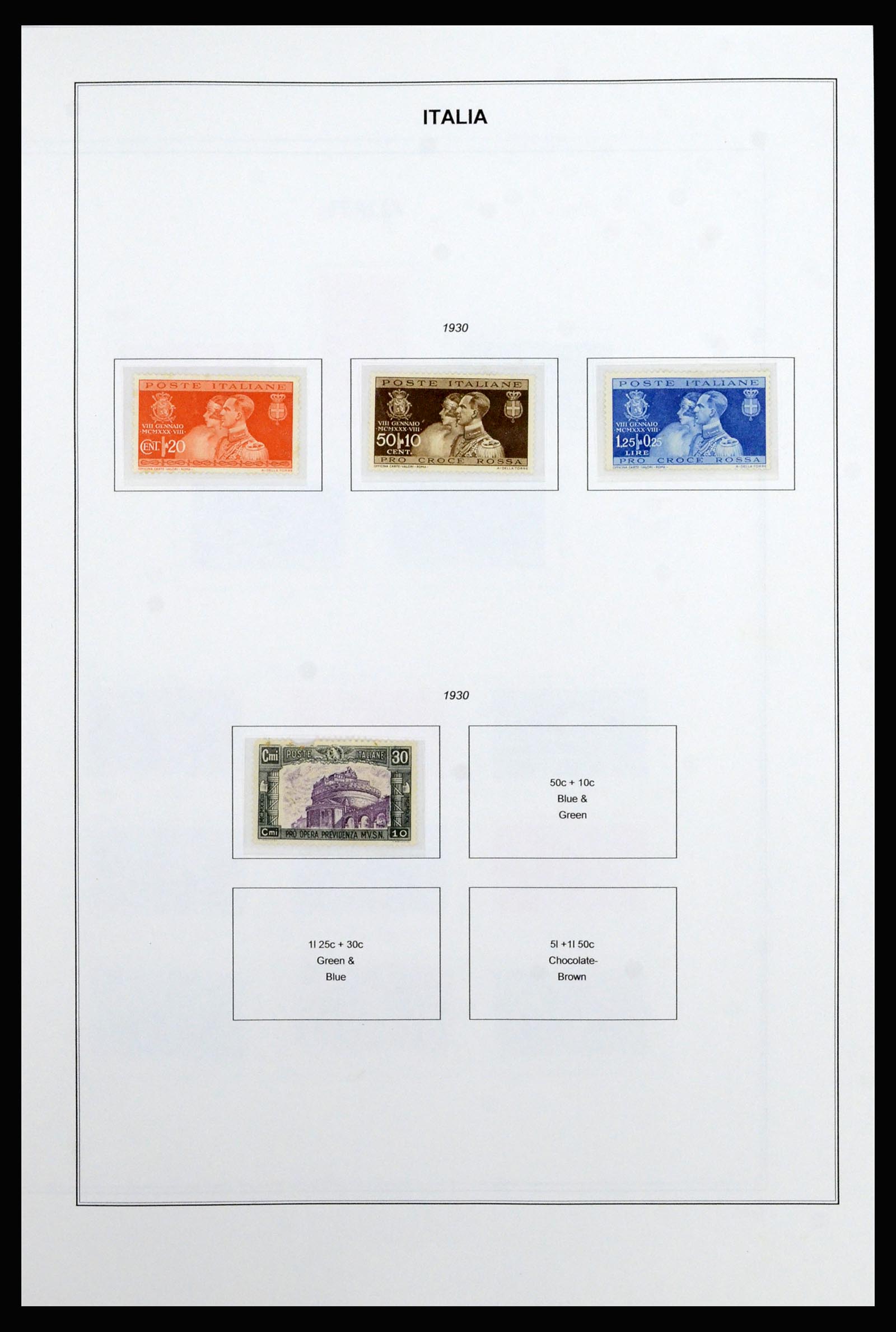 37082 016 - Postzegelverzameling 37082 Italië 1862-1992.
