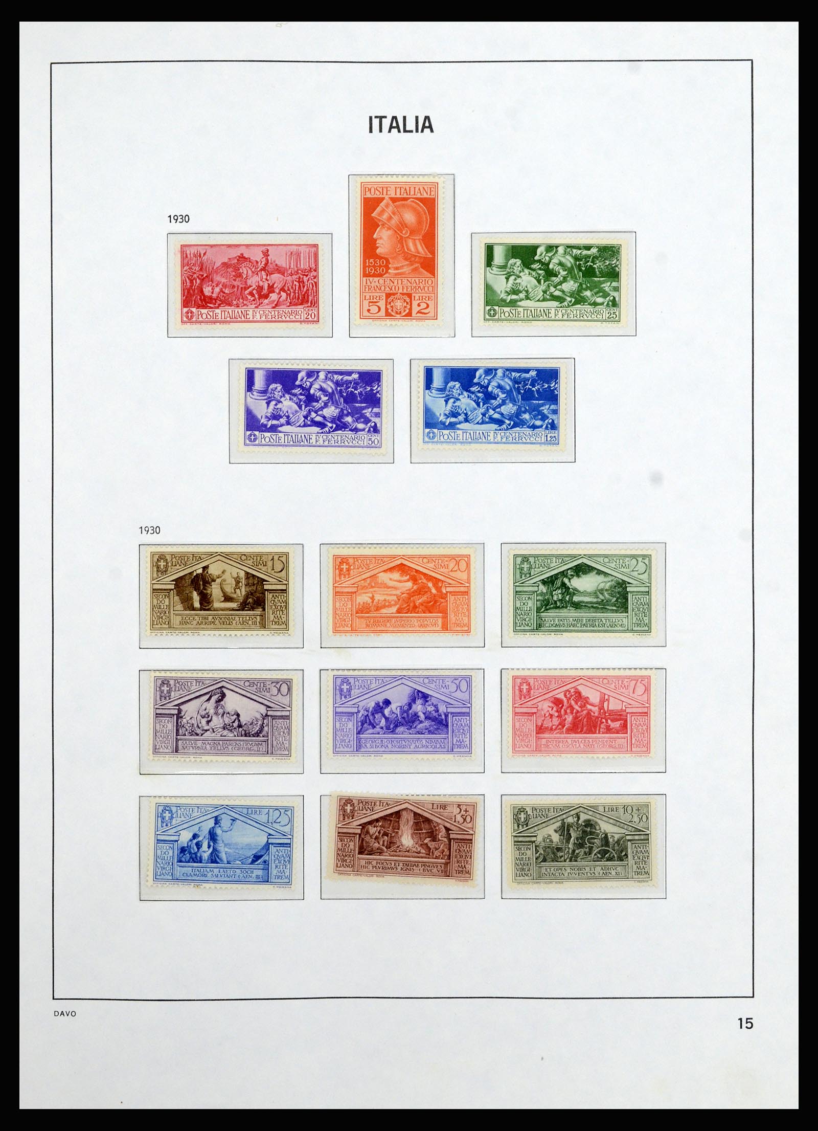 37082 017 - Postzegelverzameling 37082 Italië 1862-1992.