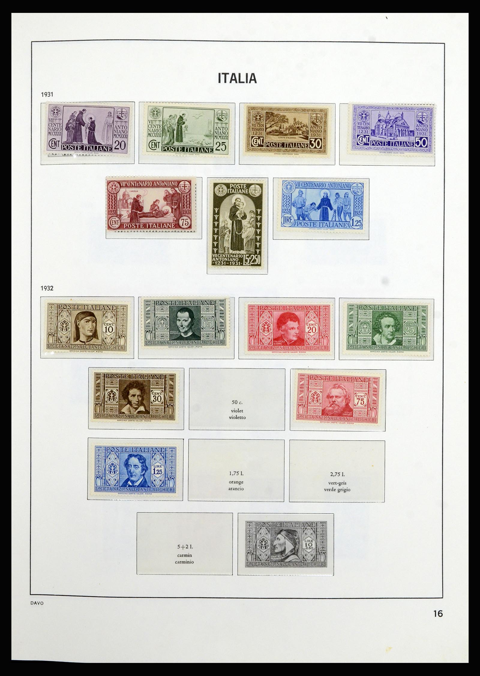 37082 018 - Postzegelverzameling 37082 Italië 1862-1992.