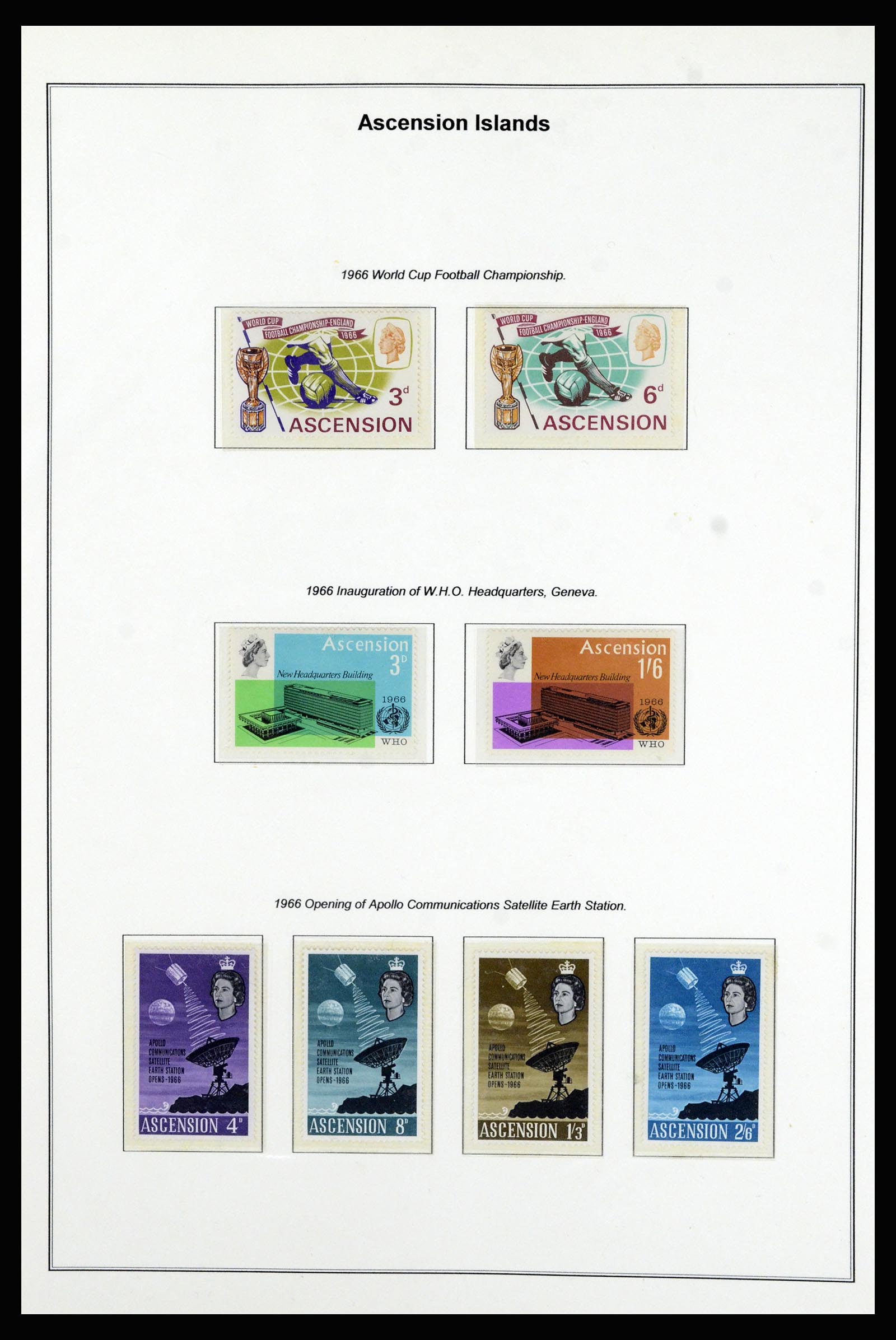 37083 011 - Postzegelverzameling 37083 Ascension 1922-2000.
