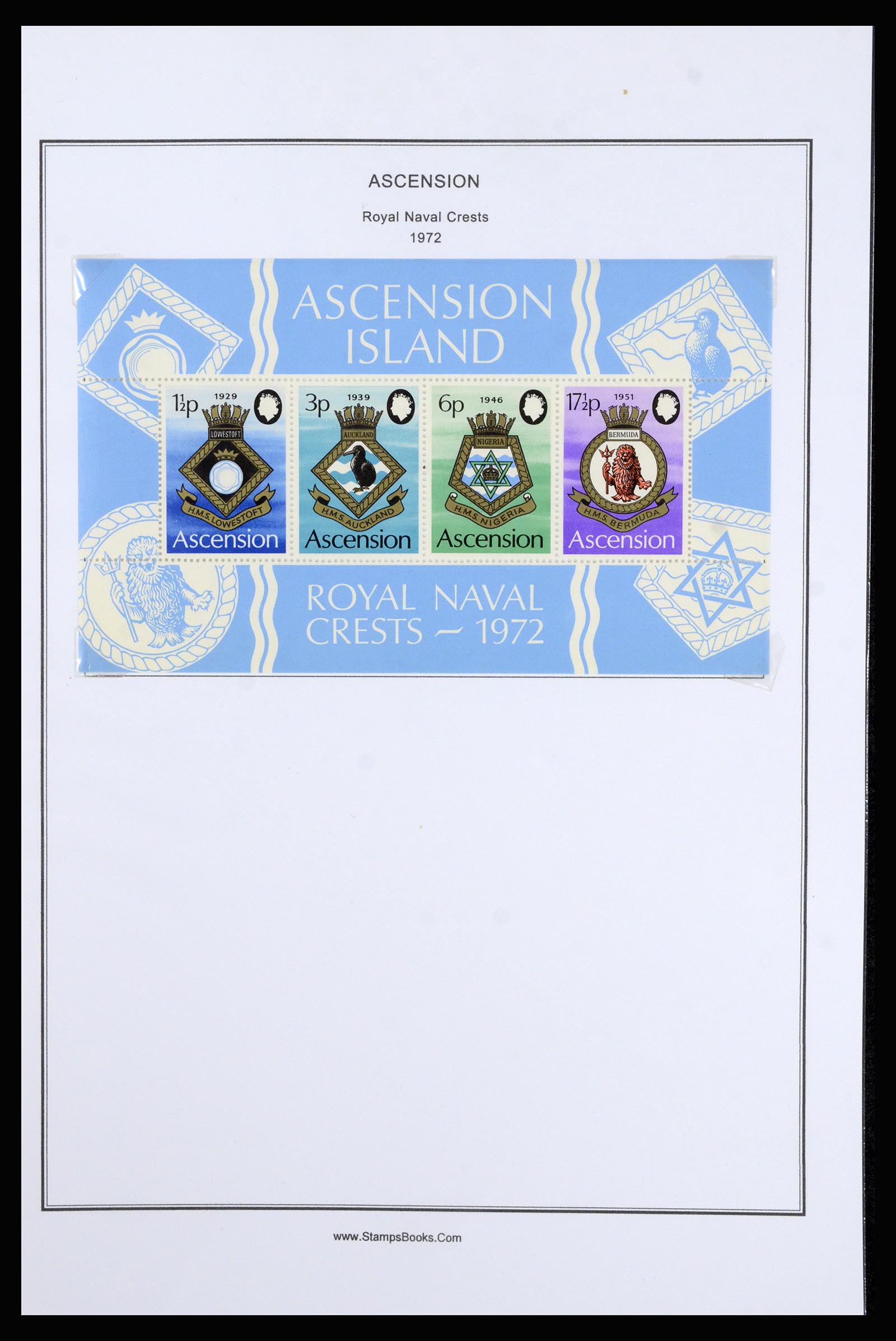 37083 019 - Postzegelverzameling 37083 Ascension 1922-2000.