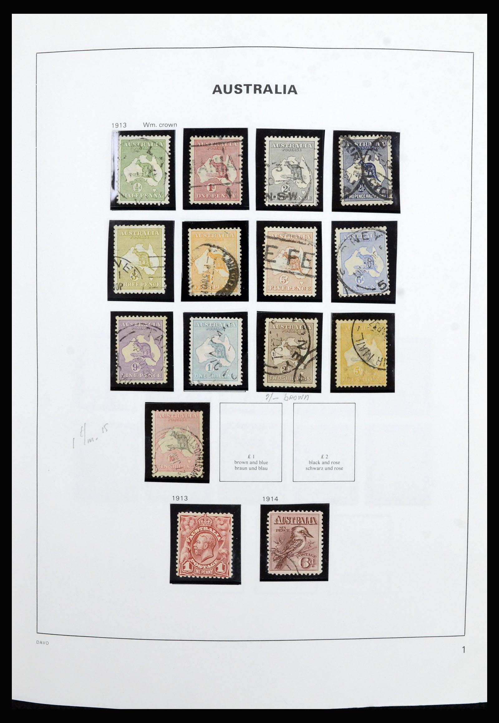 37085 001 - Stamp collection 37085 Australia 1913-2018!
