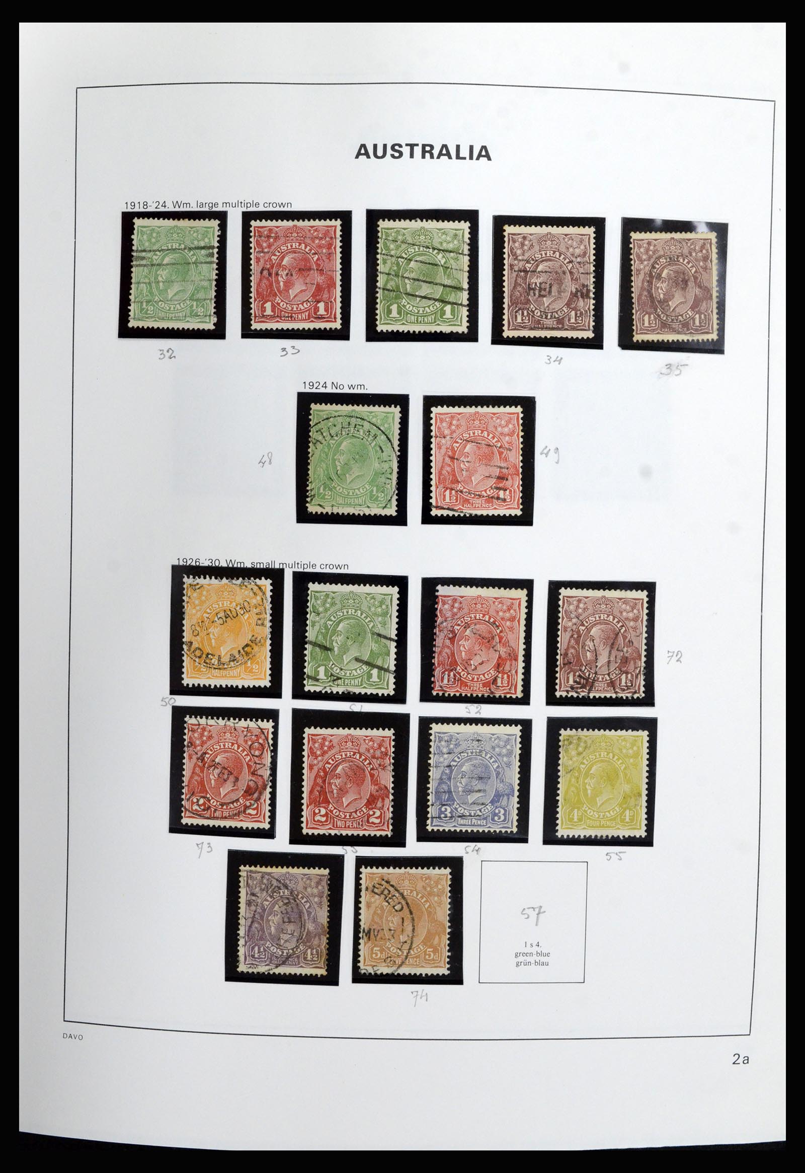 37085 005 - Postzegelverzameling 37085 Australië 1913-2018!