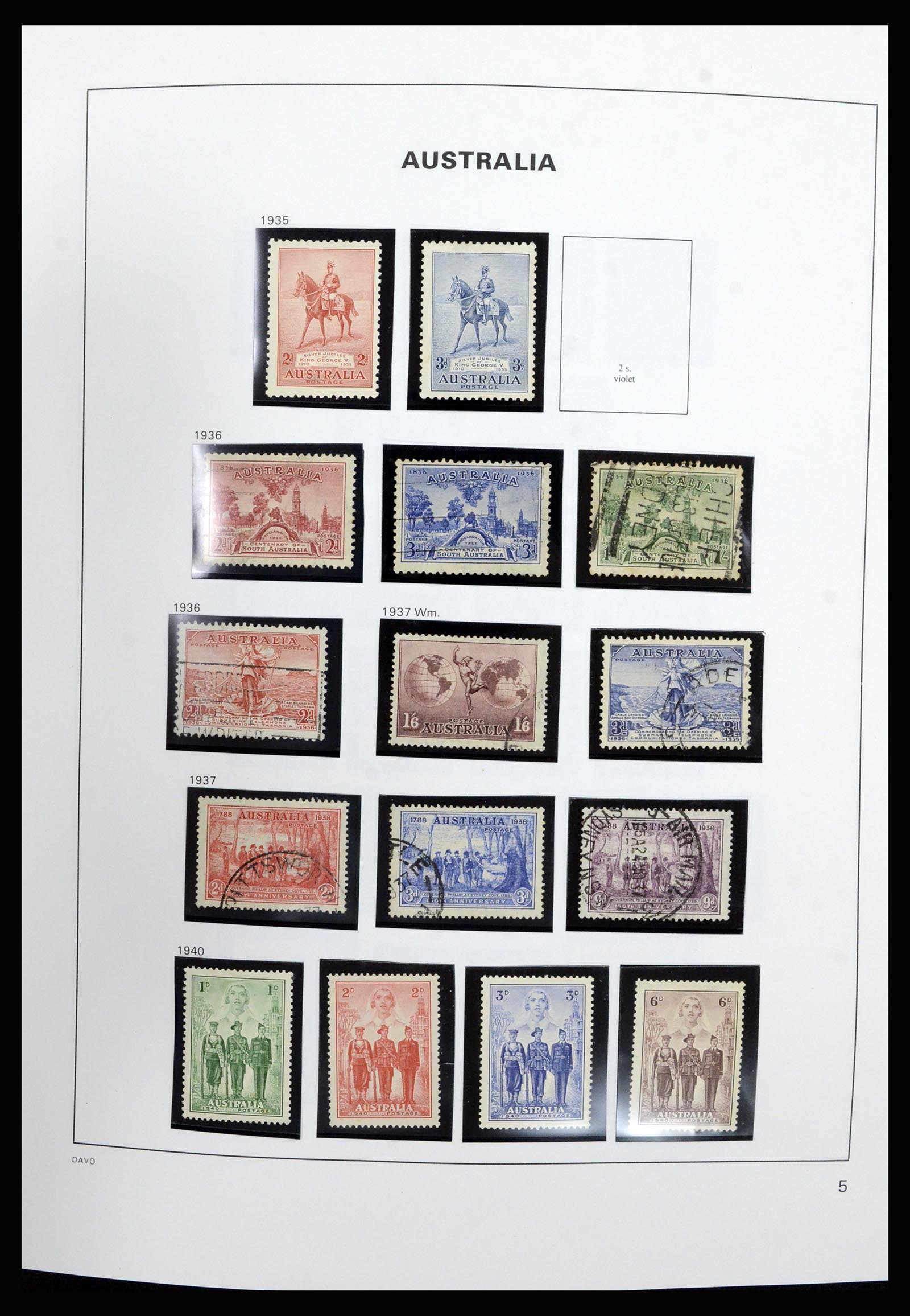 37085 009 - Postzegelverzameling 37085 Australië 1913-2018!