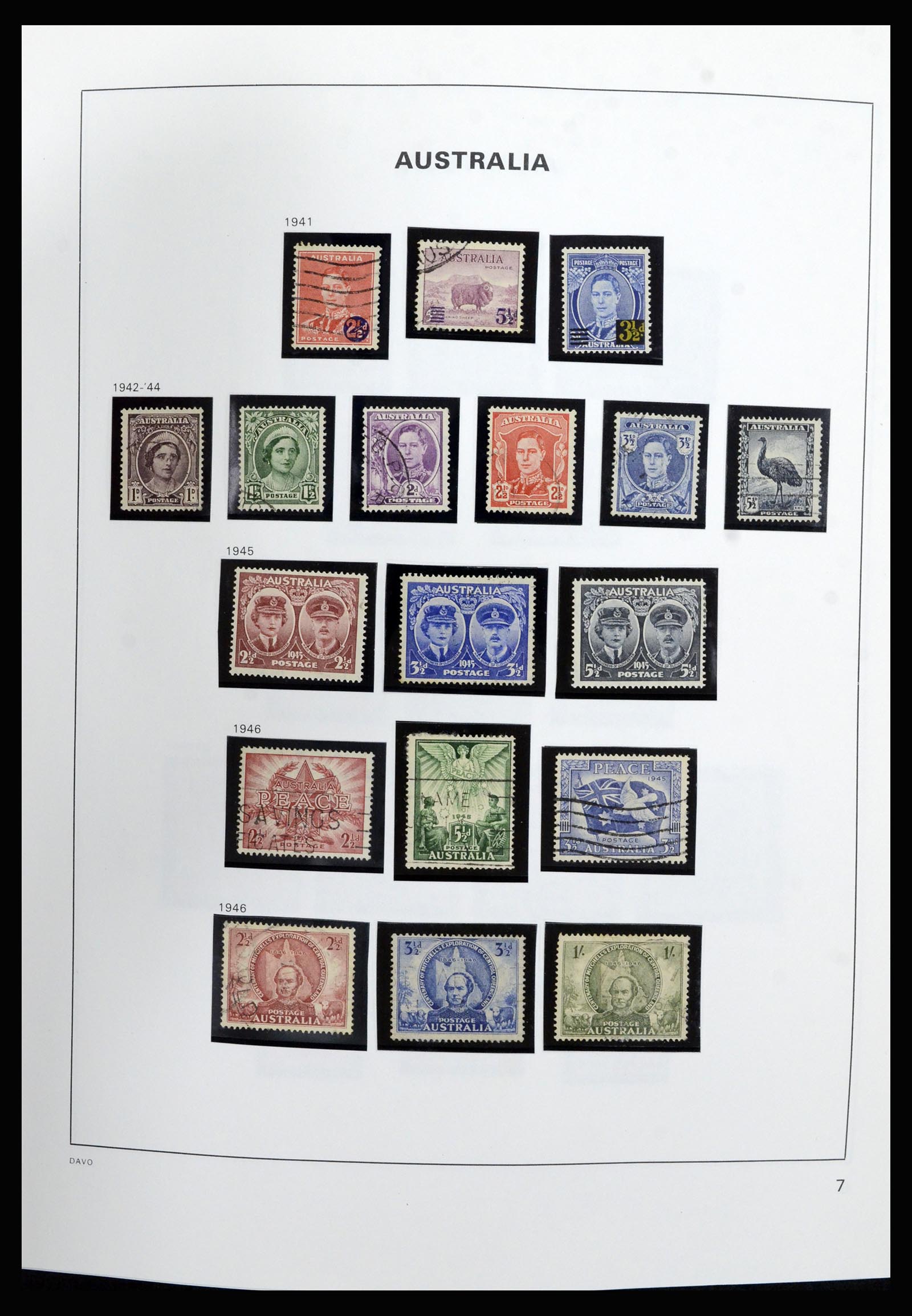 37085 011 - Stamp collection 37085 Australia 1913-2018!