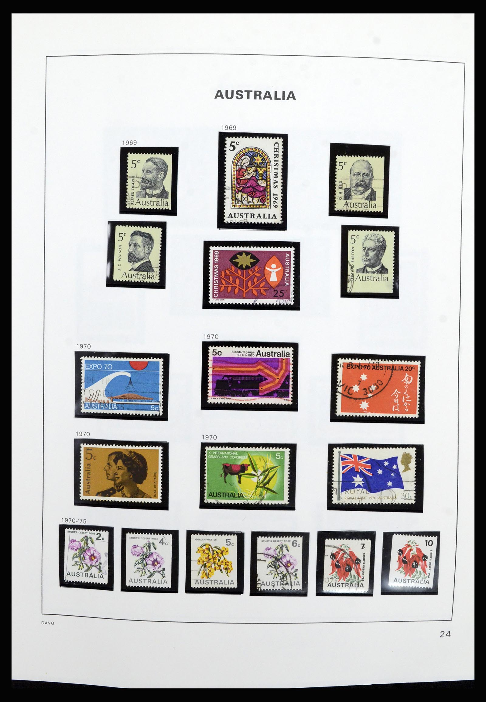 37085 029 - Stamp collection 37085 Australia 1913-2018!