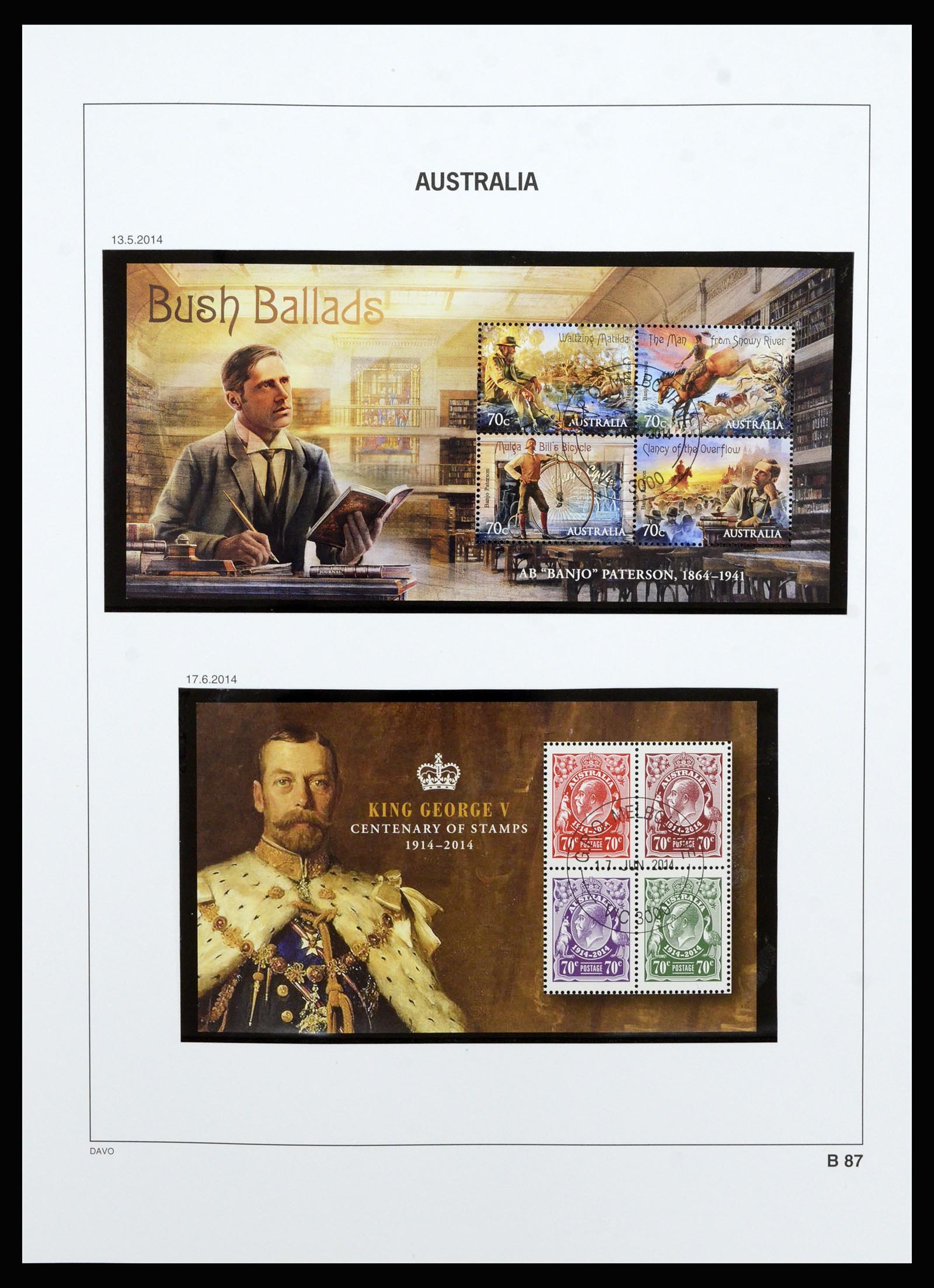 37085 482 - Stamp collection 37085 Australia 1913-2018!