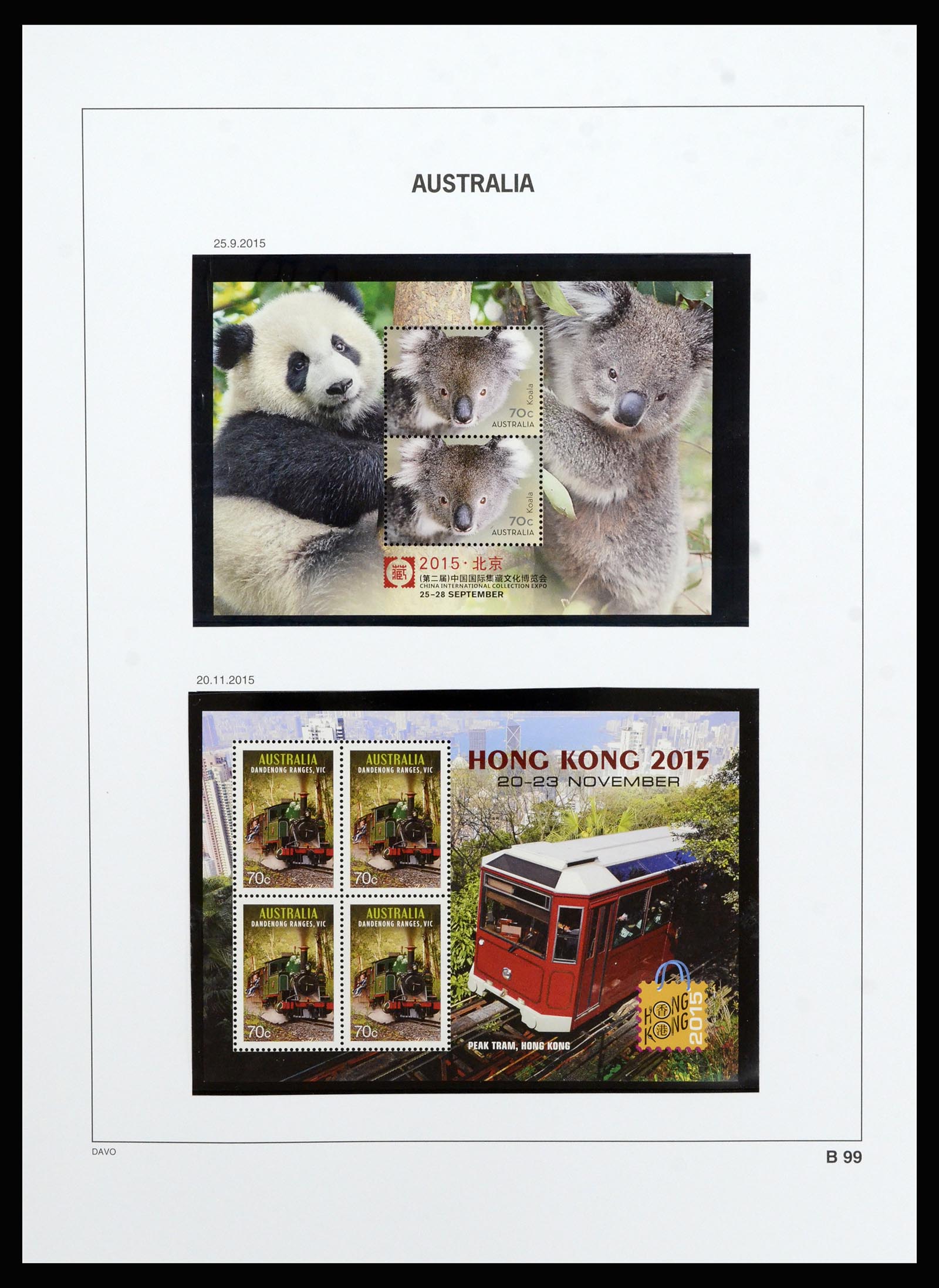 37085 496 - Stamp collection 37085 Australia 1913-2018!